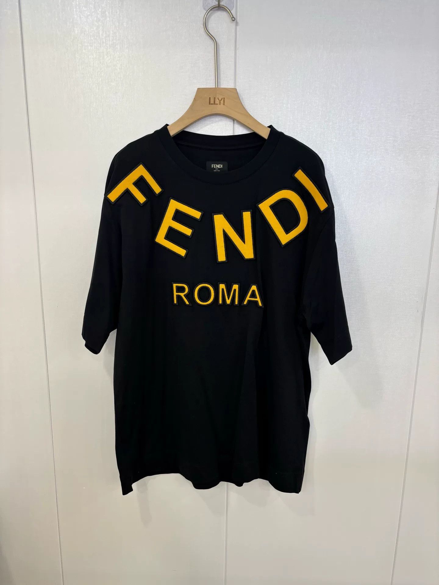 Fendi Men's Black Casual Short Sleeve T-shirt