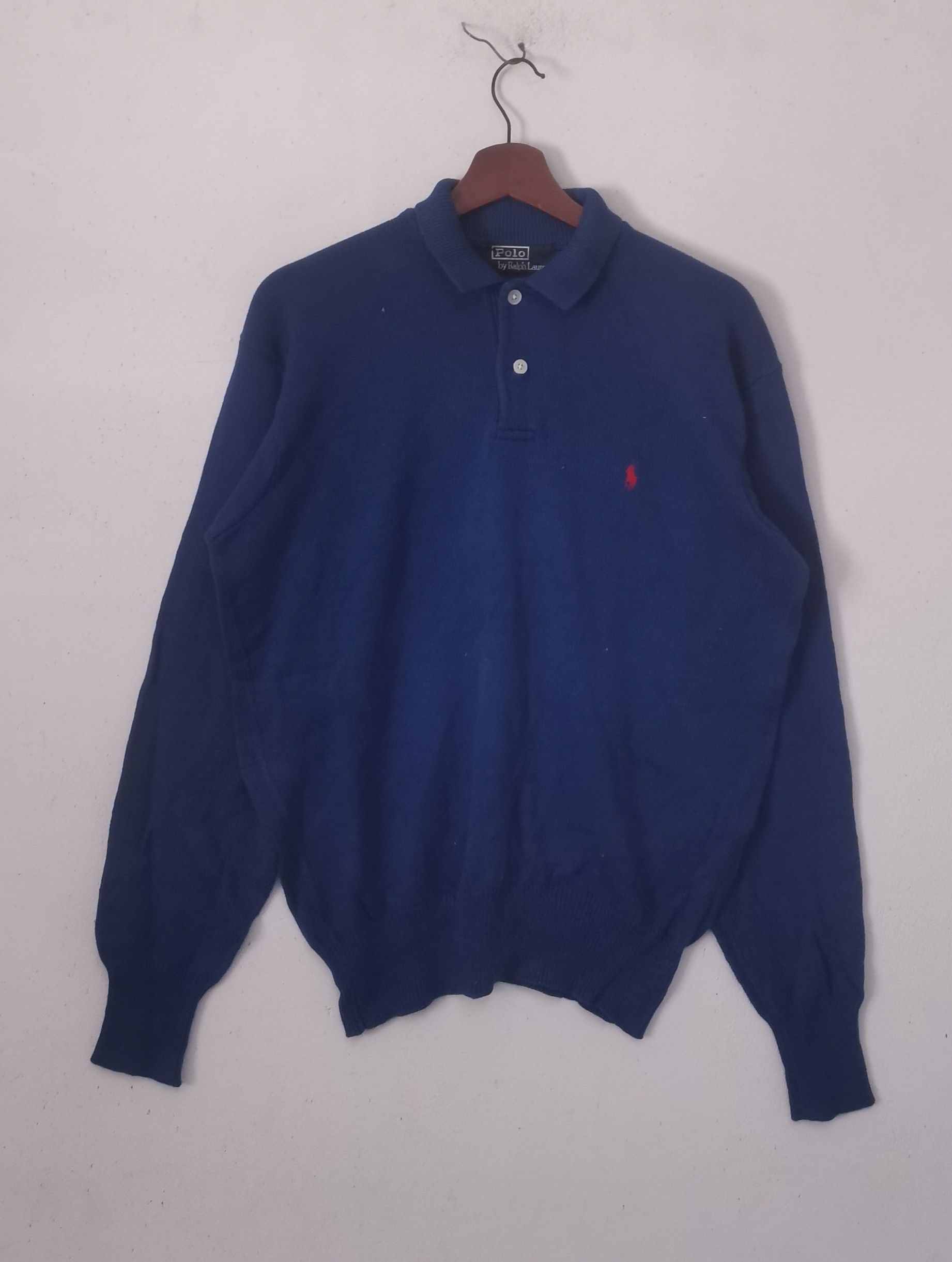 Polo Ralph Lauren × Vintage Rare Polo by Ralph Lauren knitwear sweatshirt Size L / US 10 / IT 46 - 1 Thumbnail