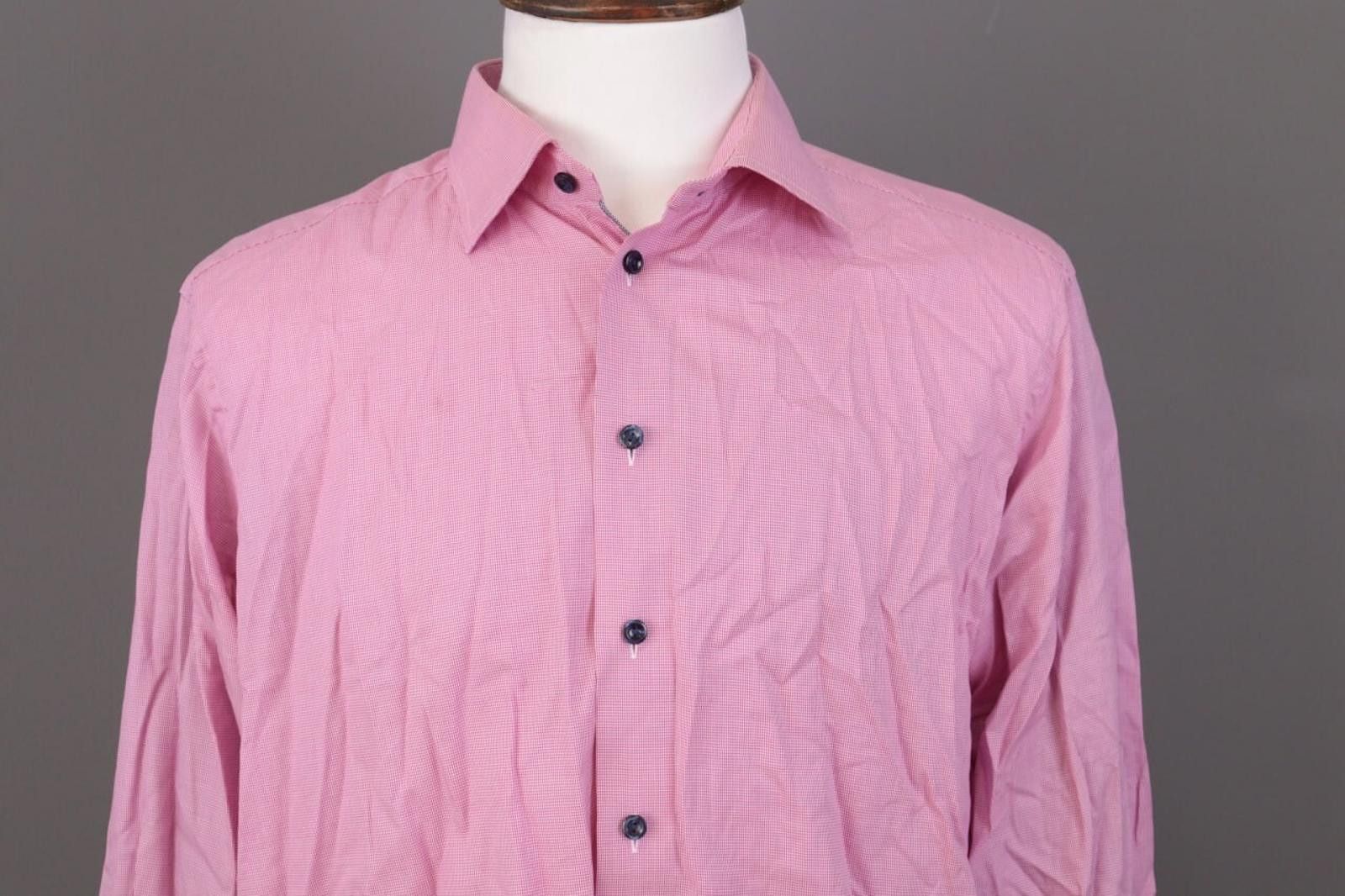 Eton Eton Contemporary Pink Luxury Shirt Size 45 / 17.75 / XXL Size US M / EU 48-50 / 2 - 2 Thumbnail