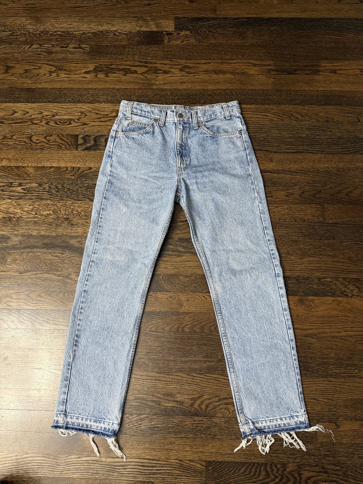 Levi's 90s Levi's 505 Denim Jeans Vintage Orange Tab Size US 32 / EU 48 - 1 Thumbnail
