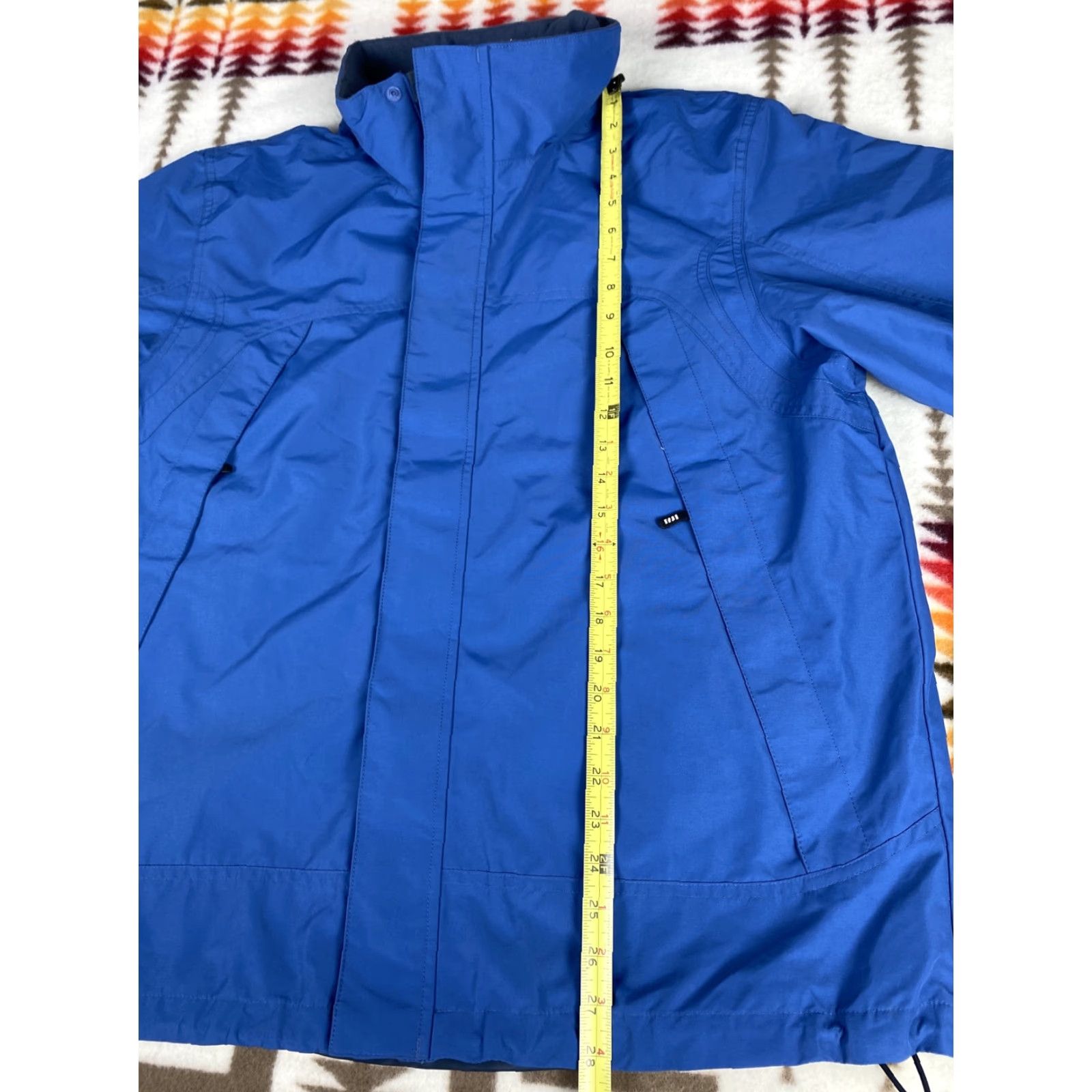 Lands' End VINTAGE Lands End Blue Mens Windbreaker Rain Jacket L Size US L / EU 52-54 / 3 - 4 Thumbnail