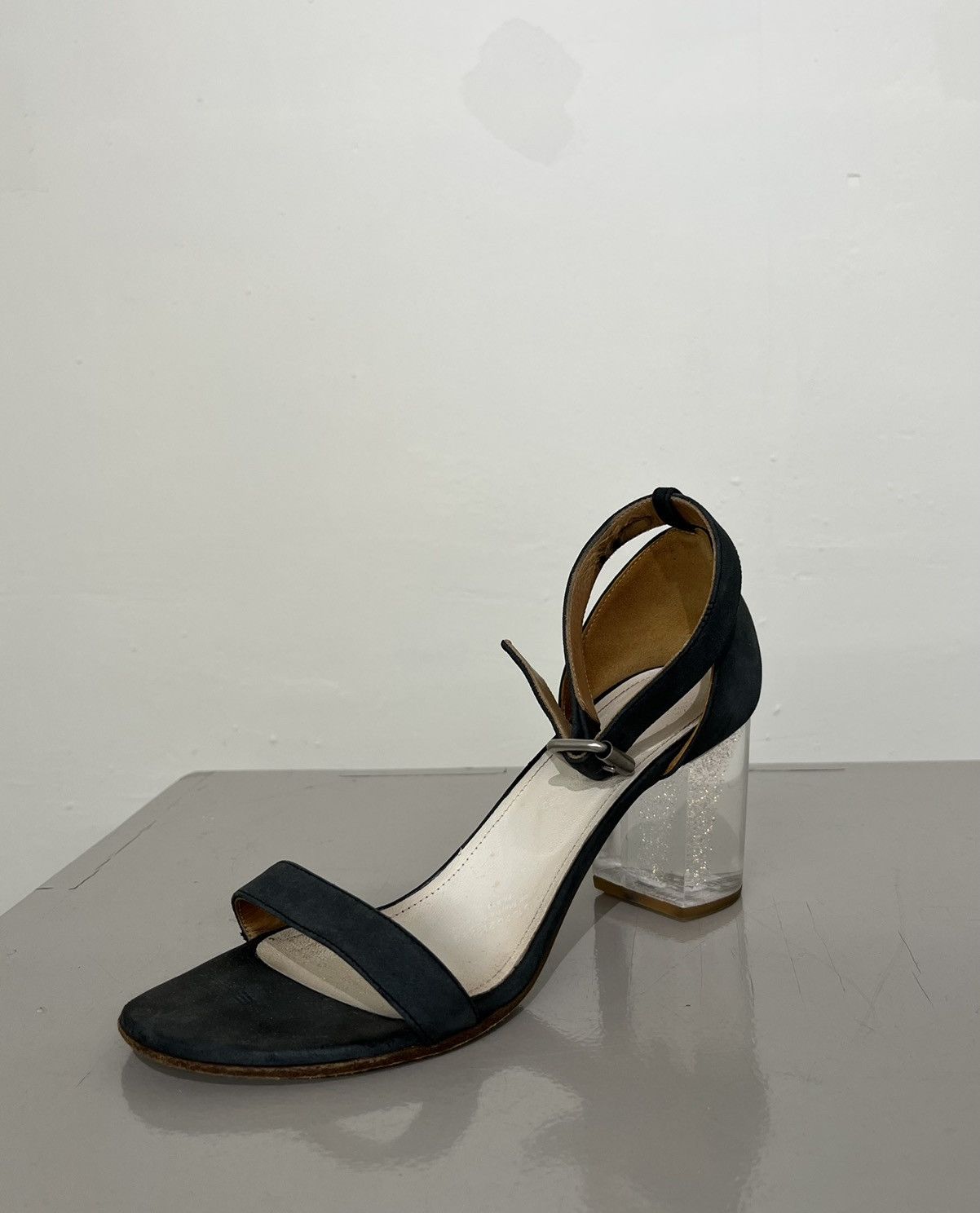 Maison Margiela Martin Era Tromp L’oeil Clear Heel Sandals Size US 6 / IT 36 - 3 Thumbnail