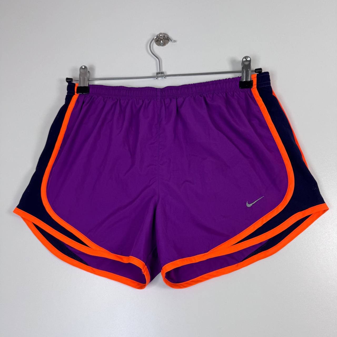 Nike Nike Dri-Fit Running Shorts Womens Purple 455704-505 Size L Size 37" - 1 Thumbnail