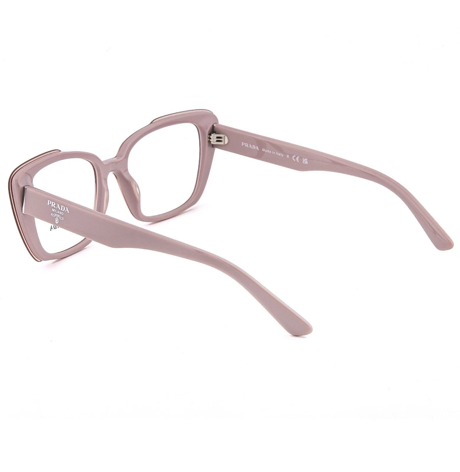 Prada PRADA 01Y MILLENNIALS PR01YV Nude Pink Logo Eyeglasses 01YV Size ONE SIZE - 4 Thumbnail