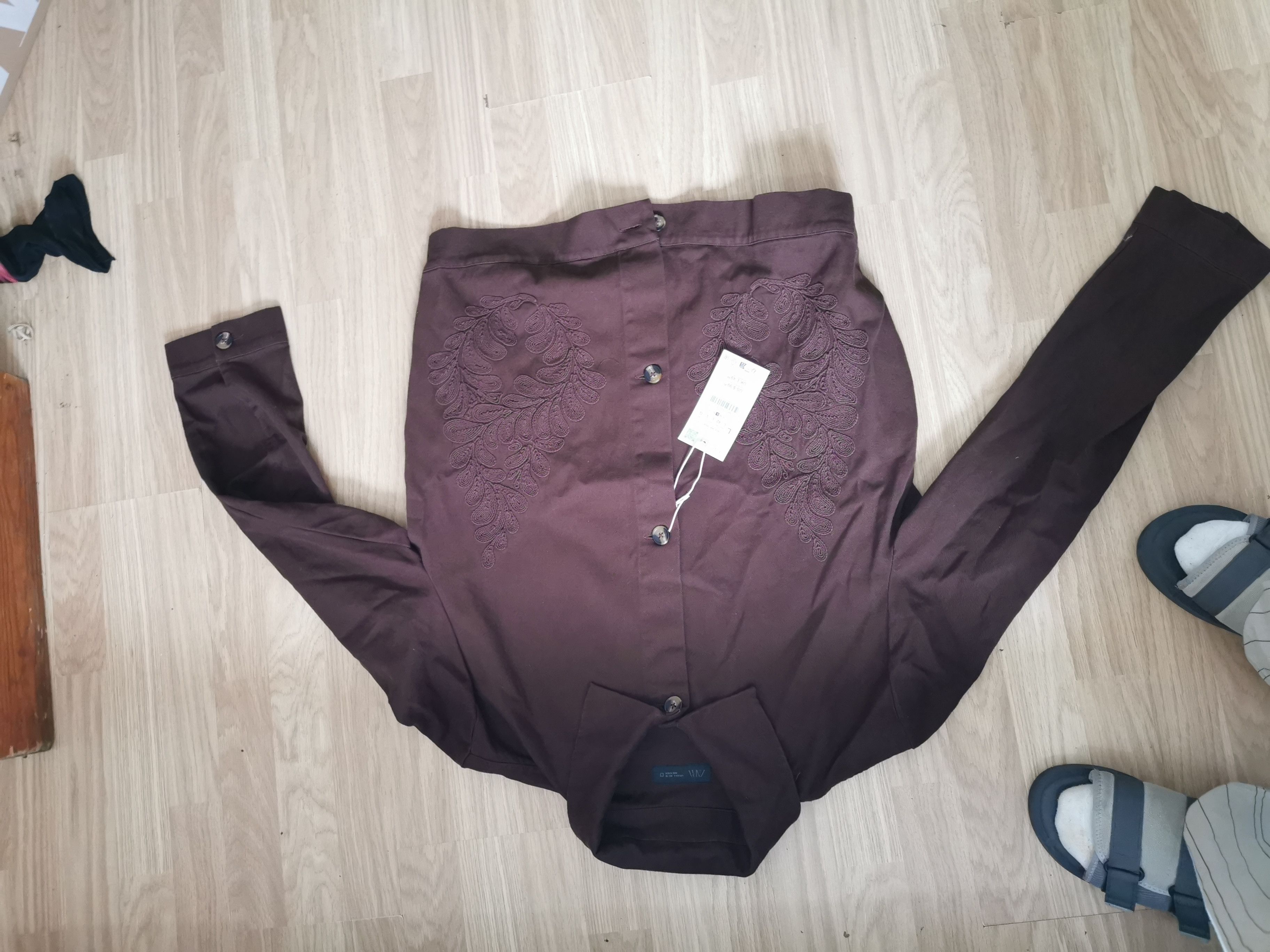 Zara Zara relaxed shirt size L, side hip pockets Size US L / EU 52-54 / 3 - 14 Thumbnail