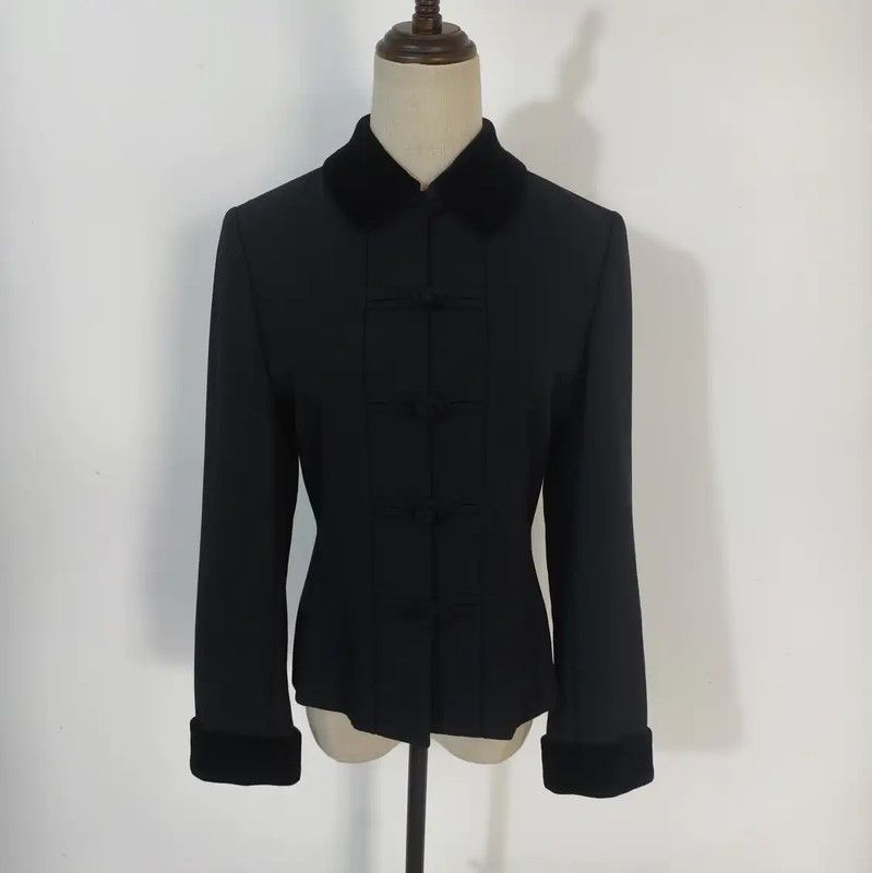 Burberry Burberry Women's Black Wool Cardigan Size S / US 4 / IT 40 - 1 Thumbnail