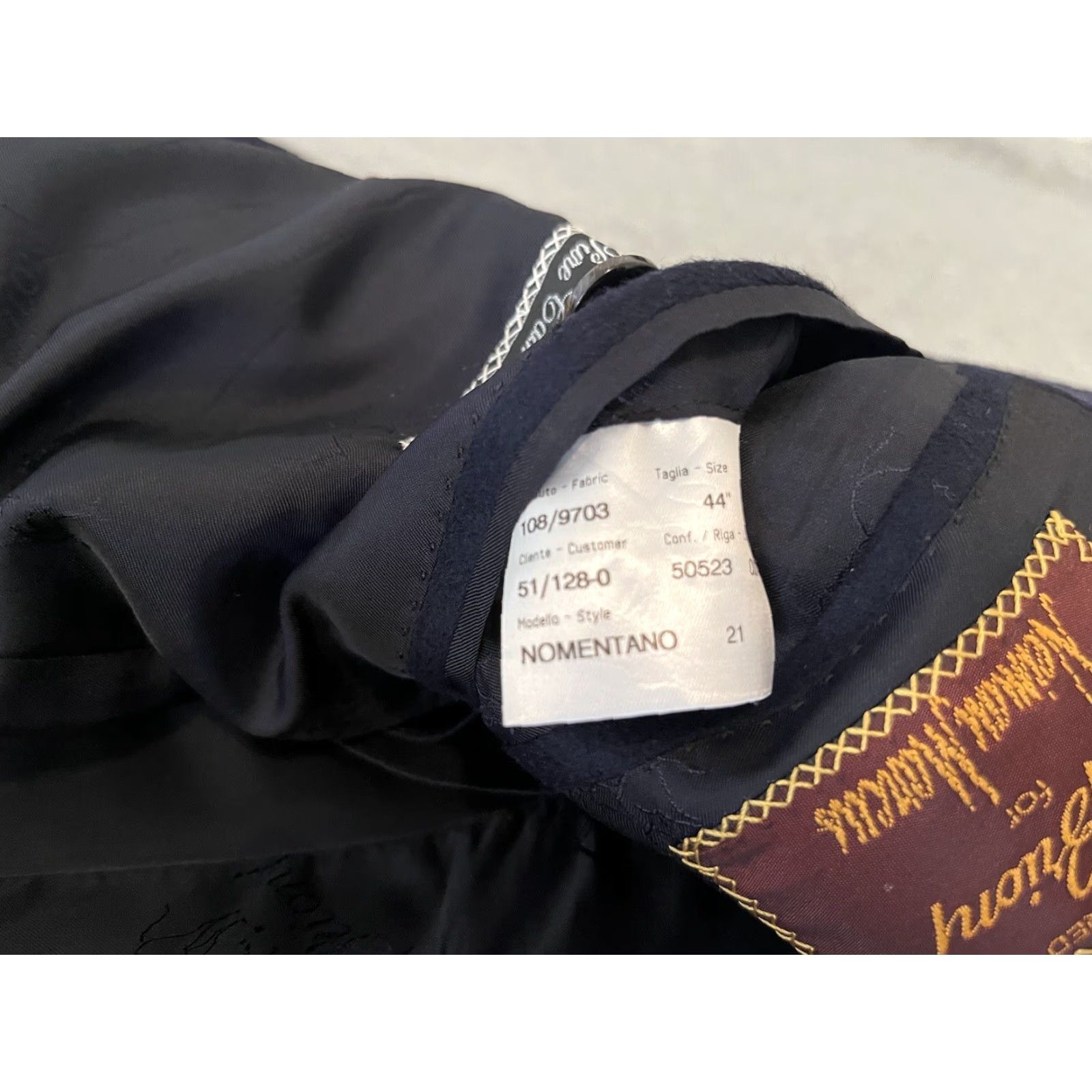 Brioni Brioni Blazer Shirt Mens Size 44 Cashmere Navy Blue Blue Solid 44 Mens Blazer Jacket Sport Coat Vintage 0 Size 44R - 4 Thumbnail