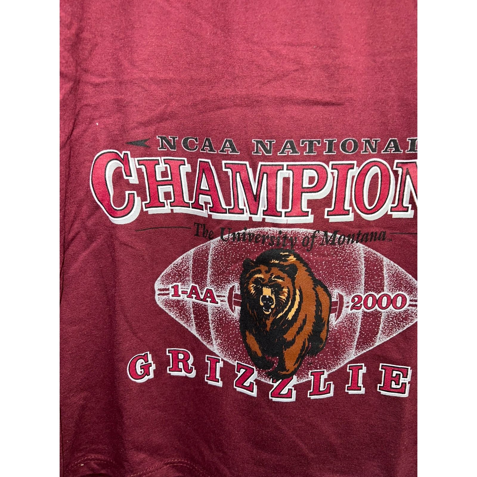 Jerzees Vintage University Of Montana Shirt Champs NCAA Grizzlies M Size US M / EU 48-50 / 2 - 2 Thumbnail