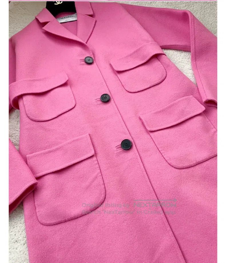 Valentino Valentino Wool and cashmere long coats Size S / US 4 / IT 40 - 3 Thumbnail