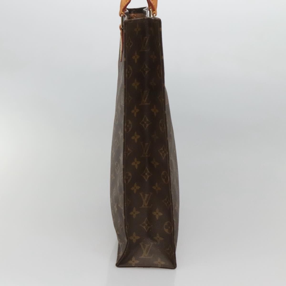 Louis Vuitton LOUIS VUITTON Monogram Sac Plat Hand Bag M51140 Size ONE SIZE - 3 Thumbnail