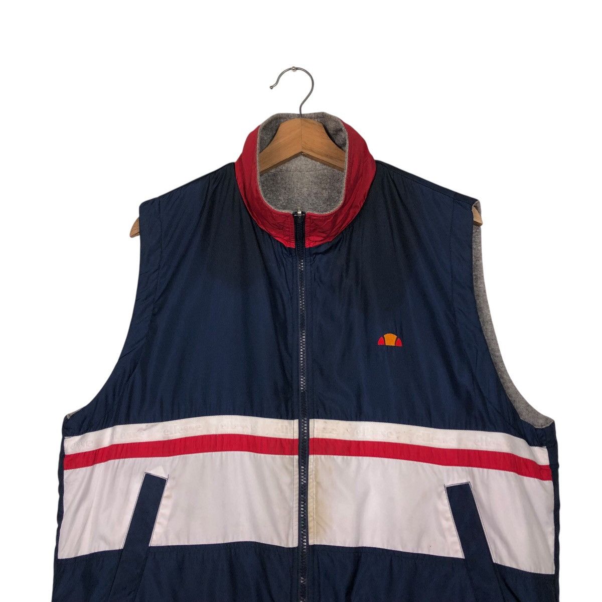 Japanese Brand 📌Vintage Reversible Tank Top Vest Ellesse Big Logo Size US M / EU 48-50 / 2 - 4 Thumbnail