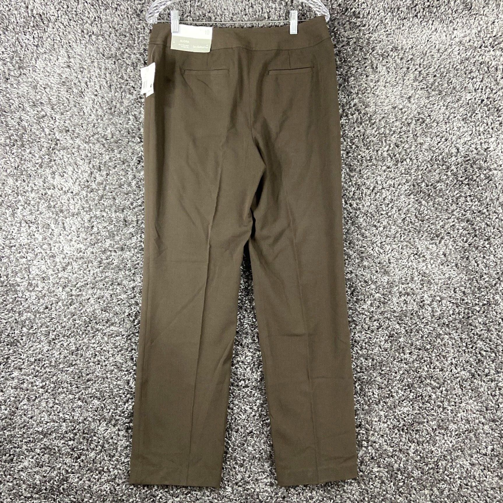 Liz Claiborne Liz Claiborne Audra Dress Pants Brown Women's 10 Size 32" / US 10 / IT 46 - 6 Thumbnail