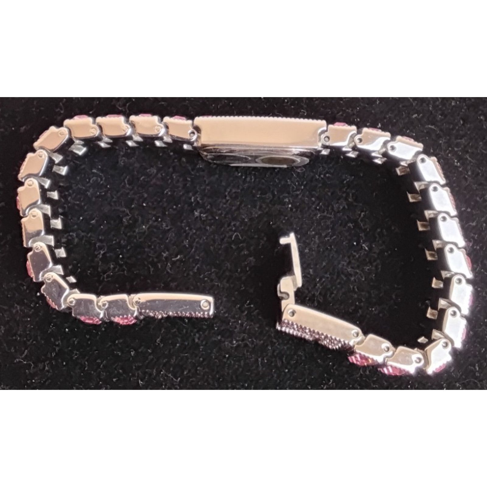 Other Park Lane Womens Flamingo Watch Silver/Pink Cube Zirconia Size ONE SIZE - 6 Thumbnail