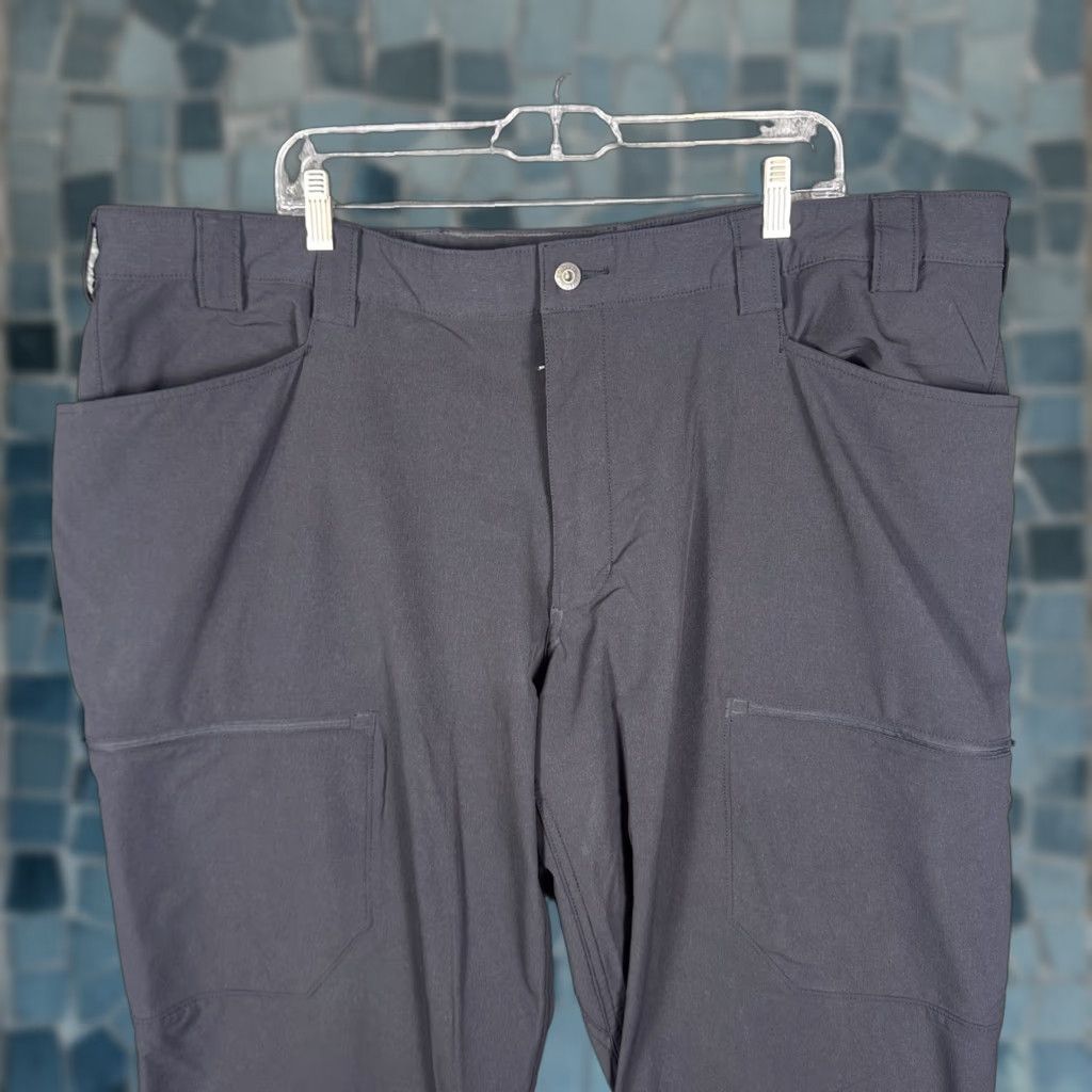 Vintage Duluth Flexpedition Pants Mens 46x32 Relaxed Cargo Stretch Black Hike Size US 30 / EU 46 - 1 Thumbnail