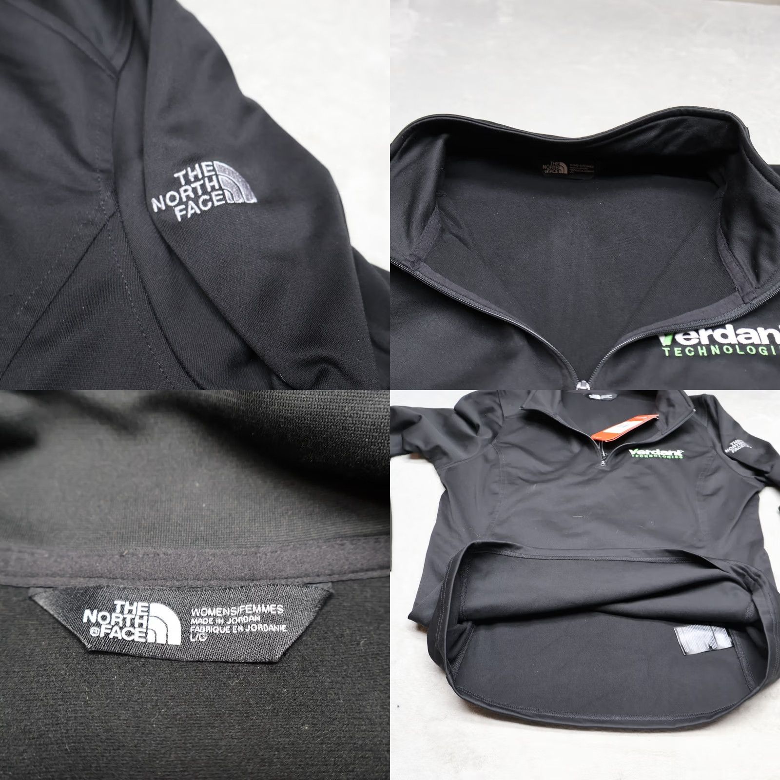 The North Face The North Face Hoodie Women L Black Pullover 1/4 Zip Apex Bionic 2 LOGO NWD Size L / US 10 / IT 46 - 8 Thumbnail
