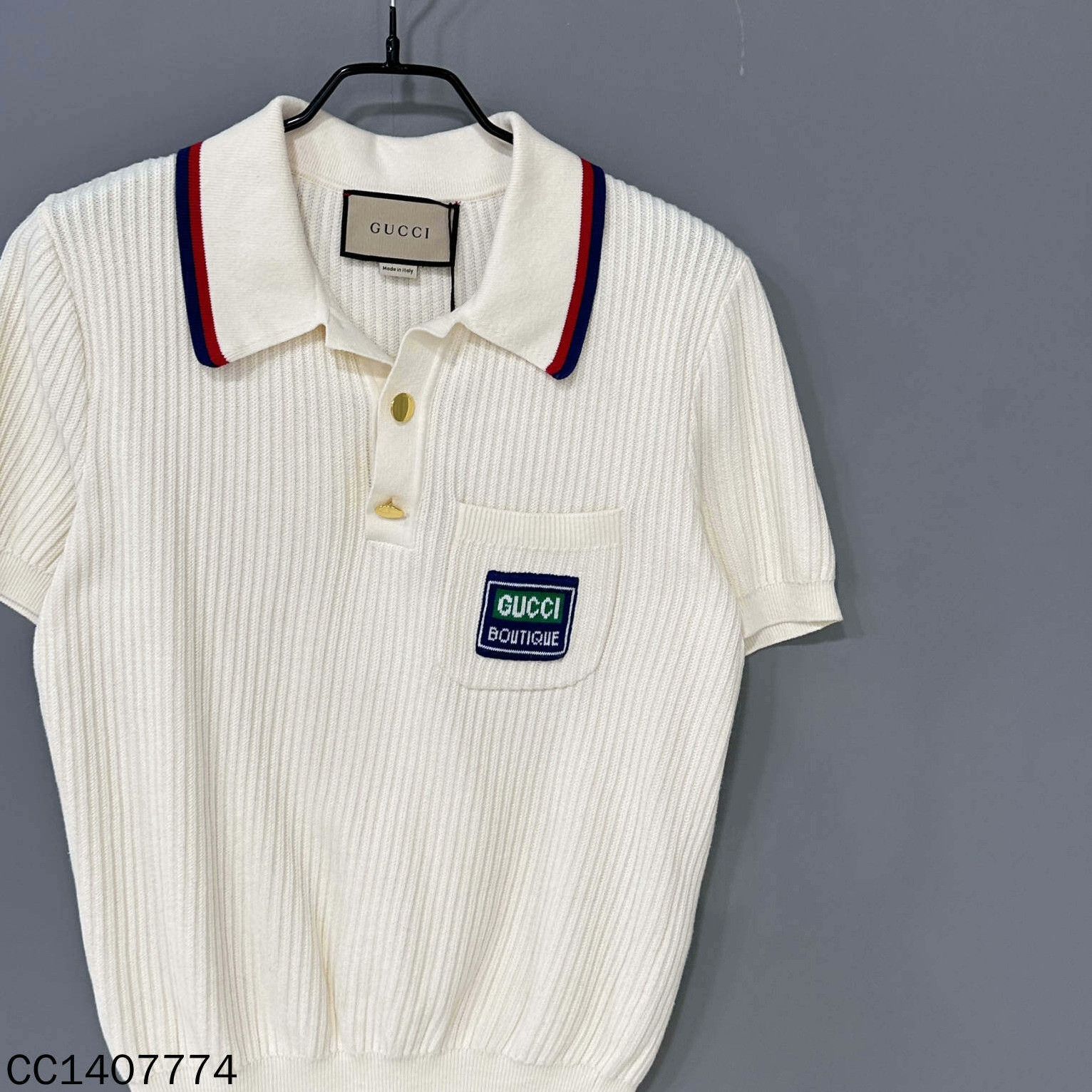 Gucci Gucci Knit Gold Polo xs Men Size US XS / EU 42 / 0 - 1 Thumbnail
