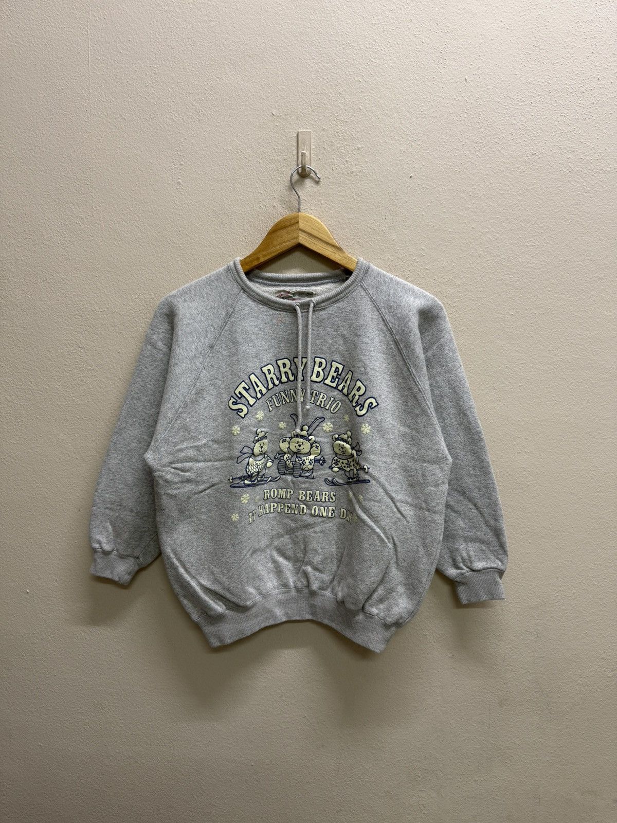 Vintage Vintage Groovy Starry Bears Funny Trio Cropped Sweatshirt Size S / US 4 / IT 40 - 13 Thumbnail