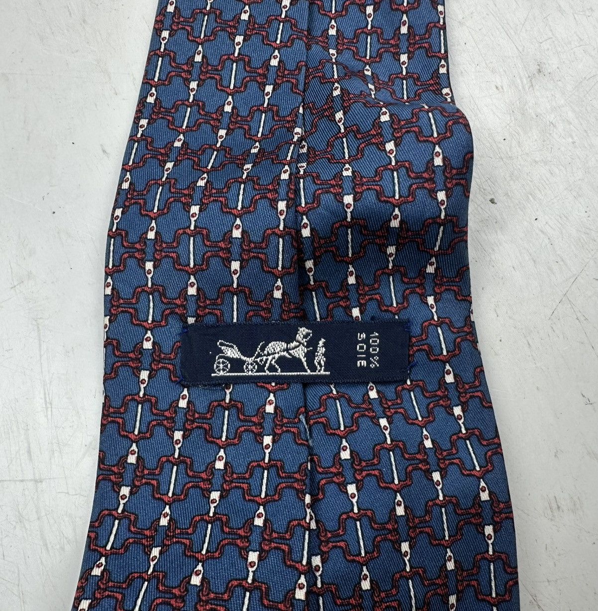 Hermes HERMES TIE - TC 48 Size ONE SIZE - 7 Thumbnail