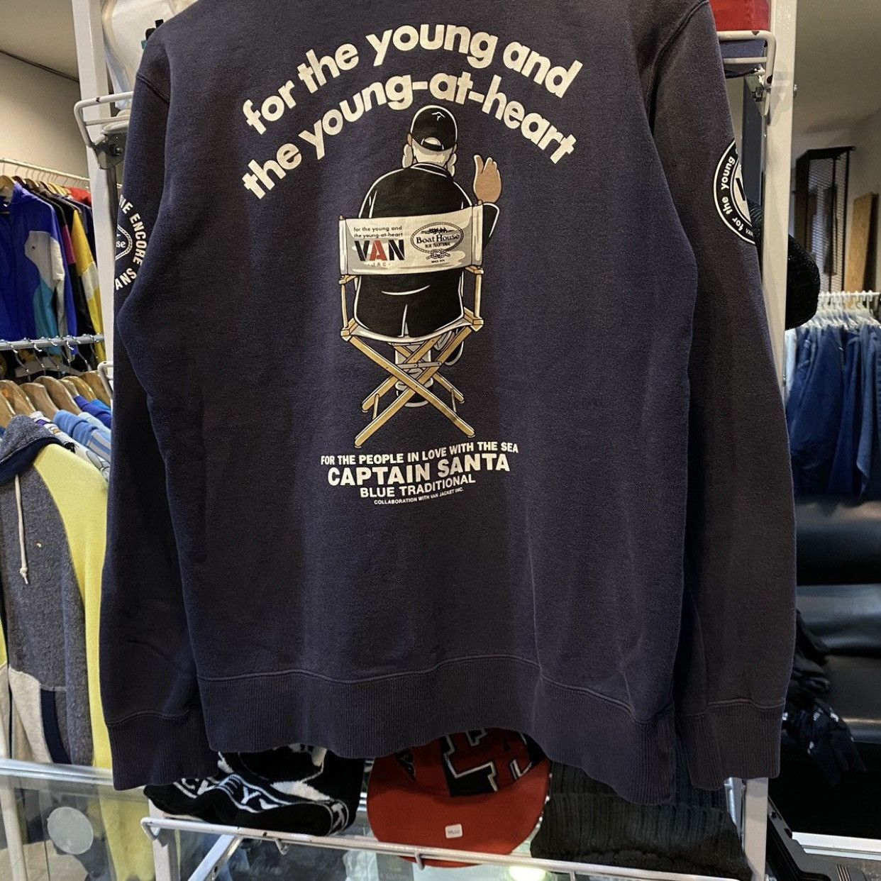 Van Rare Vintage 90s Captain Santa x VAN JAC BOATHOUSE Size US L / EU 52-54 / 3 - 4 Thumbnail