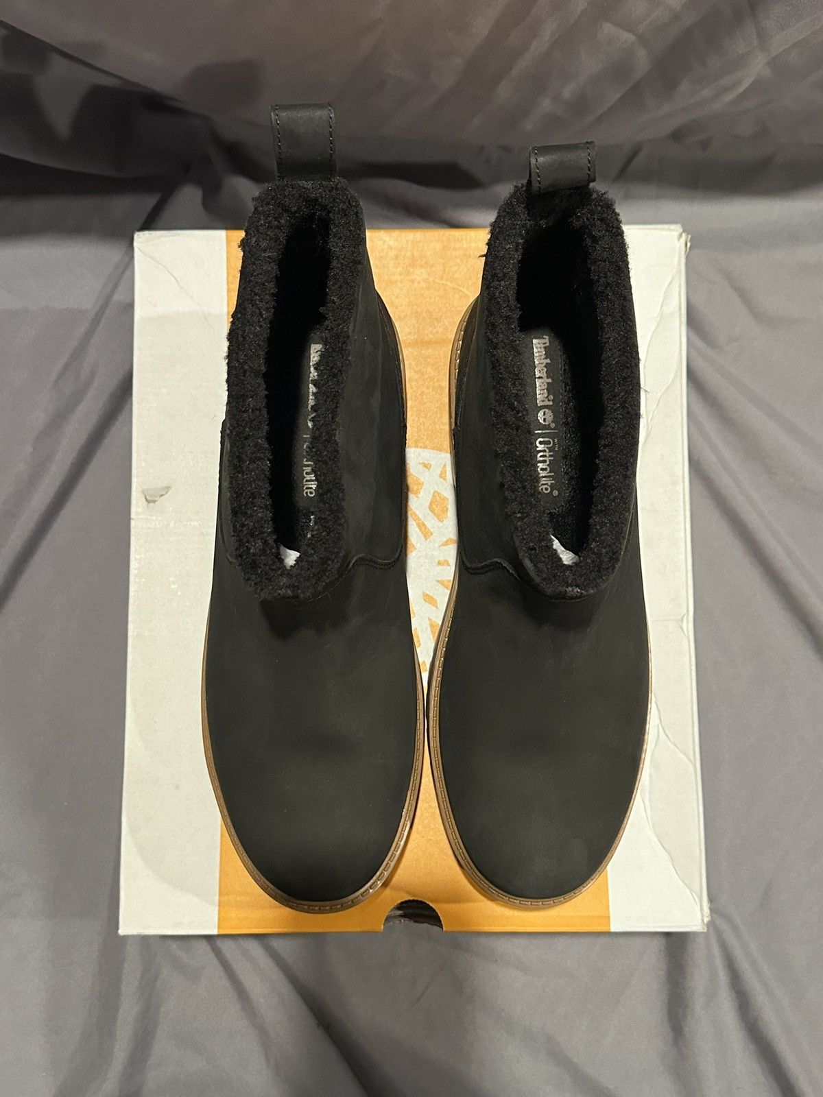 Timberland Timberland Stone Street Mid Warm Lined Boots Black Nubuck 11 Size US 11 / IT 41 - 7 Thumbnail