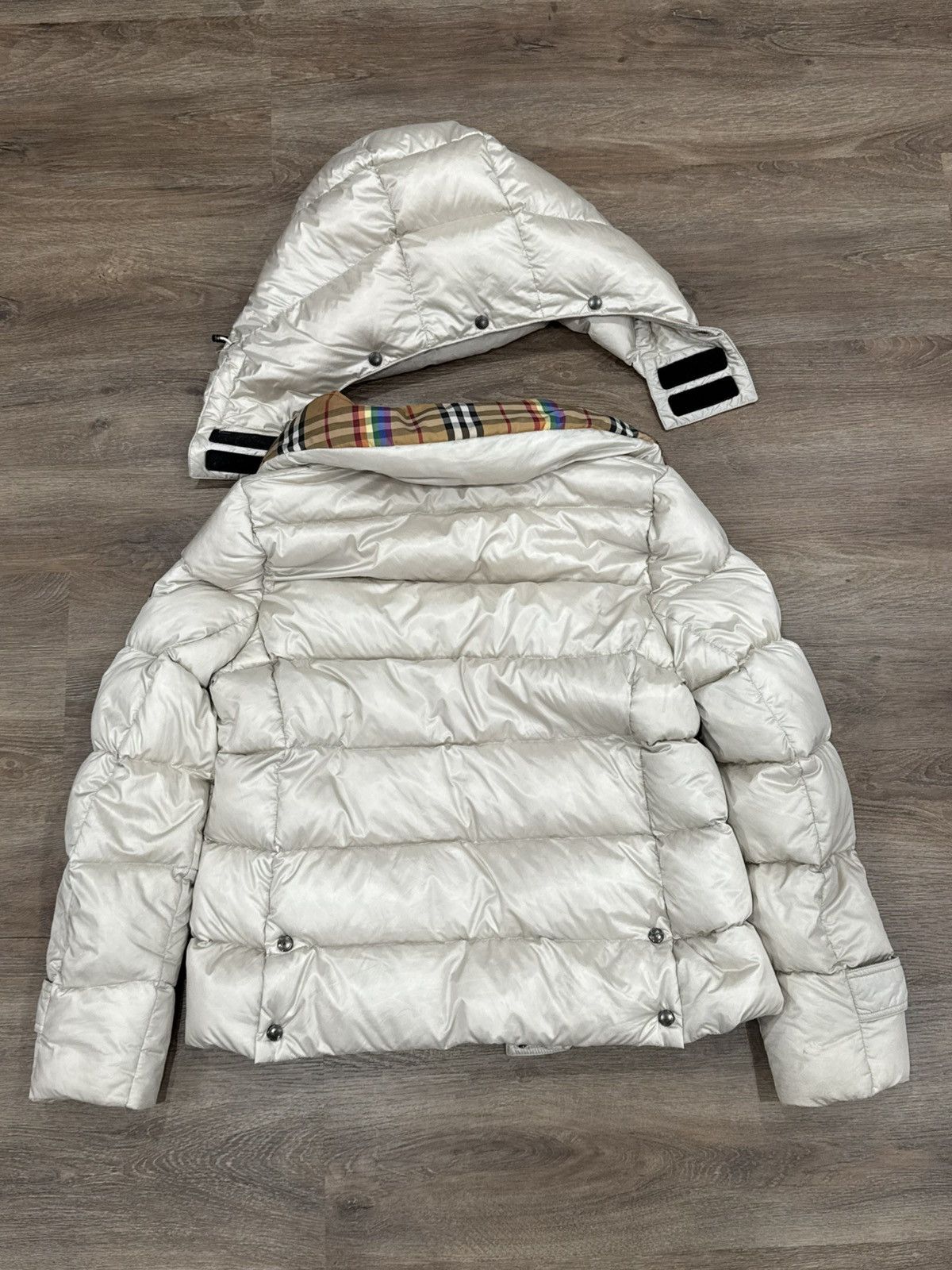 Burberry Burberry London Rainbow Check Lined Puffer Jacket FW18 Size XL / US 12-14 / IT 48-50 - 3 Thumbnail