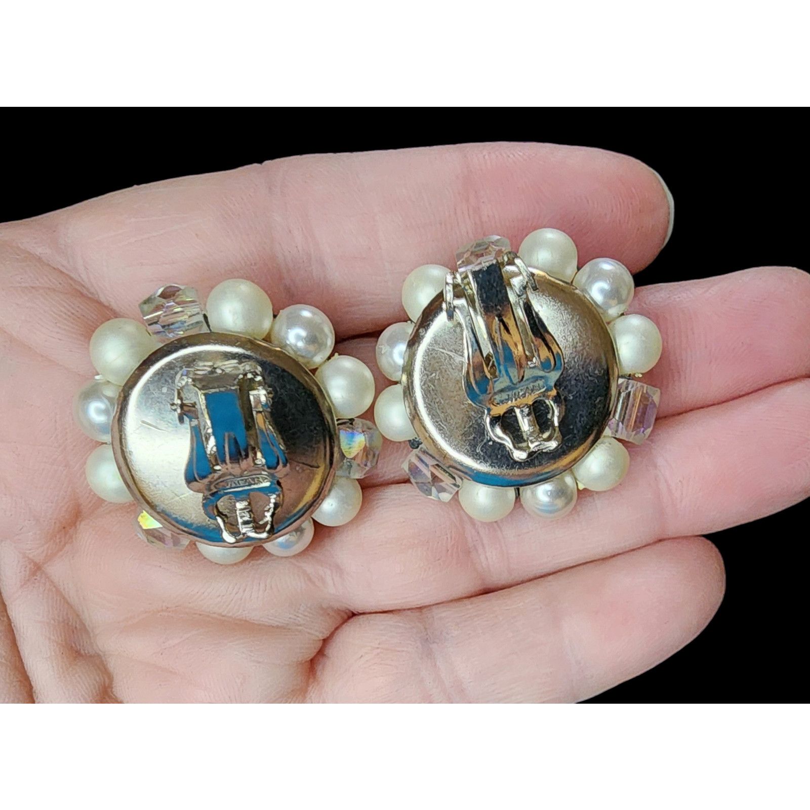 The Unbranded Brand Vintage 1950s Japan clip-on earrings & rope beaded necklace Size ONE SIZE - 10 Thumbnail