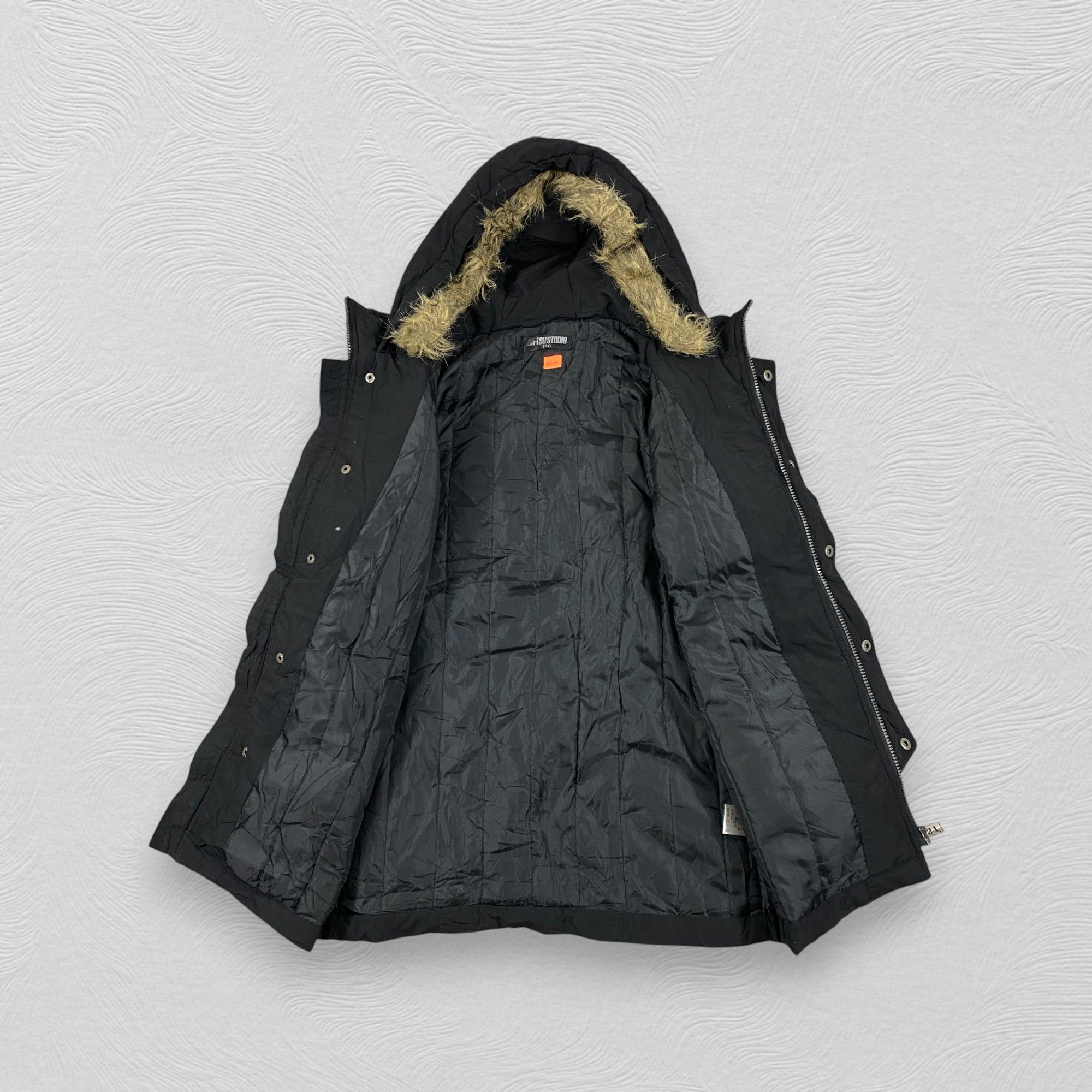 If Six Was Nine Vintage BA-TSU STUDIO Puffer Hoodie Black Jacket- J507 Size US XS / EU 42 / 0 - 3 Thumbnail