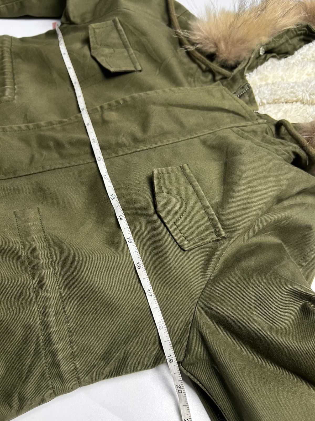 Japanese Brand MULTI POCKET FAUX FUR REMOVABLE FLEECE LINING PARKA JACKET Size US S / EU 44-46 / 1 - 5 Thumbnail