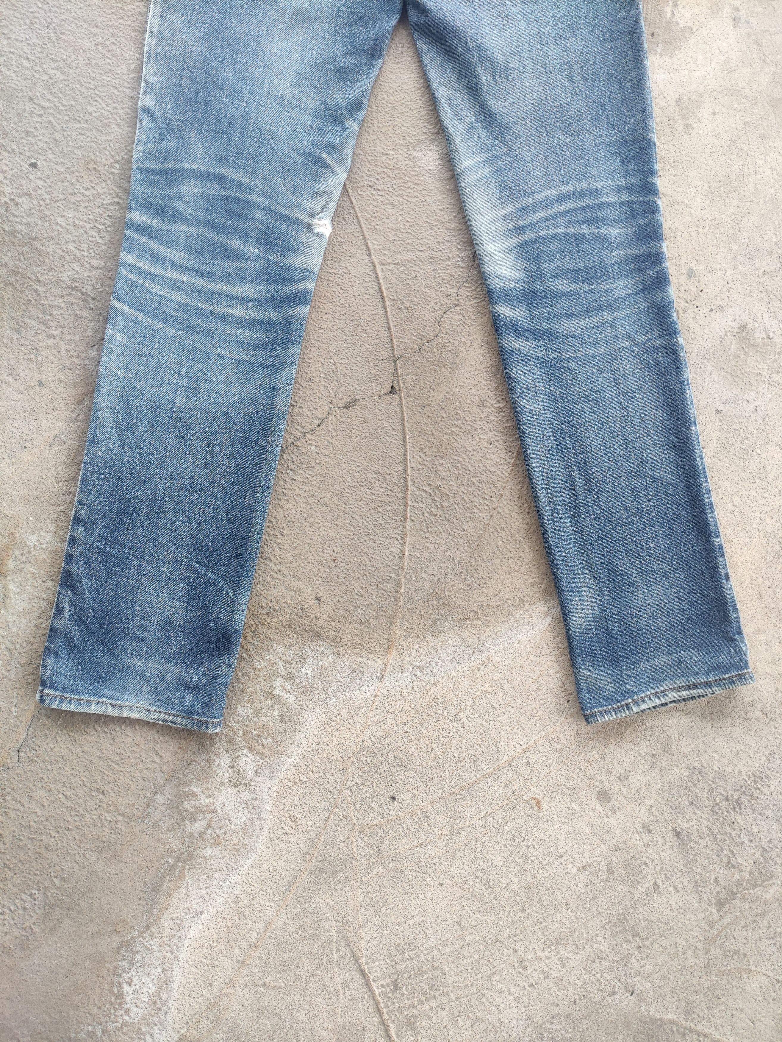 Japanese Brand Vintage Japanese Jean Distressed Faded Denim Pants Size 28" / US 6 / IT 42 - 10 Thumbnail