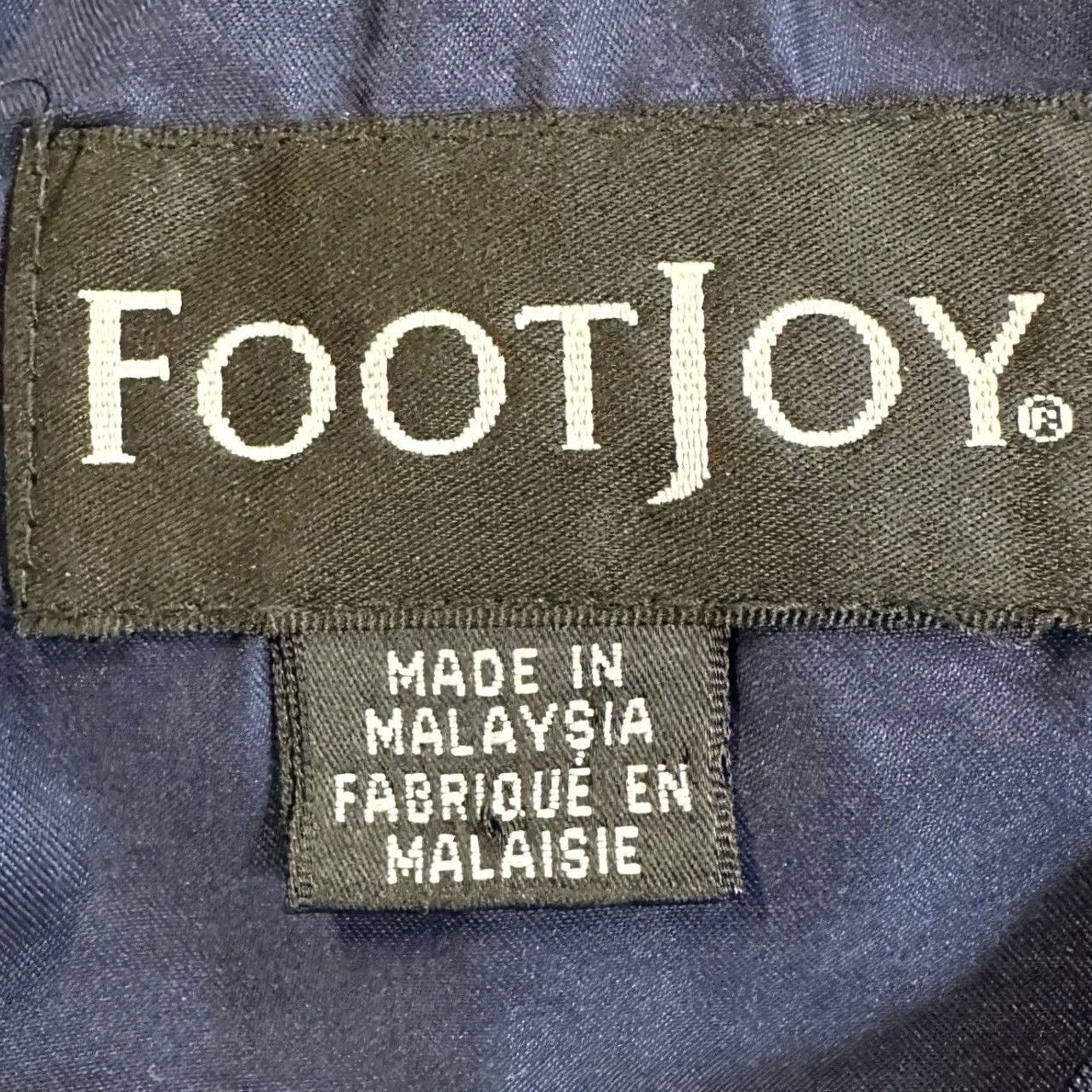 Footjoy FootJoy Mens Pullover Jacket Blue V-Neck Long Sleeve Pocket Zip 100% Polyester Outdoor Golf Size US L / EU 52-54 / 3 - 4 Thumbnail
