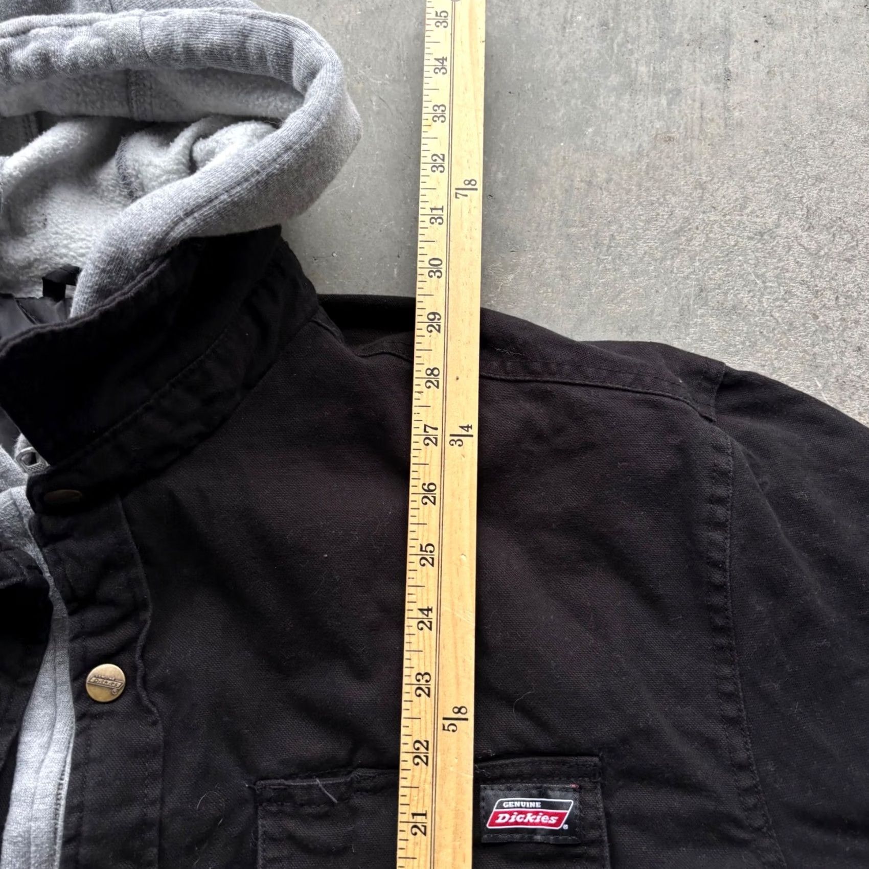 Dickies Dickies Mens XL Black Canvas Work Jacket Quilted Lined Chore Coat Spin: Satin? (Note: Original contains Adidas product line conflicting; excluded) Size US XL / EU 56 / 4 - 4 Thumbnail