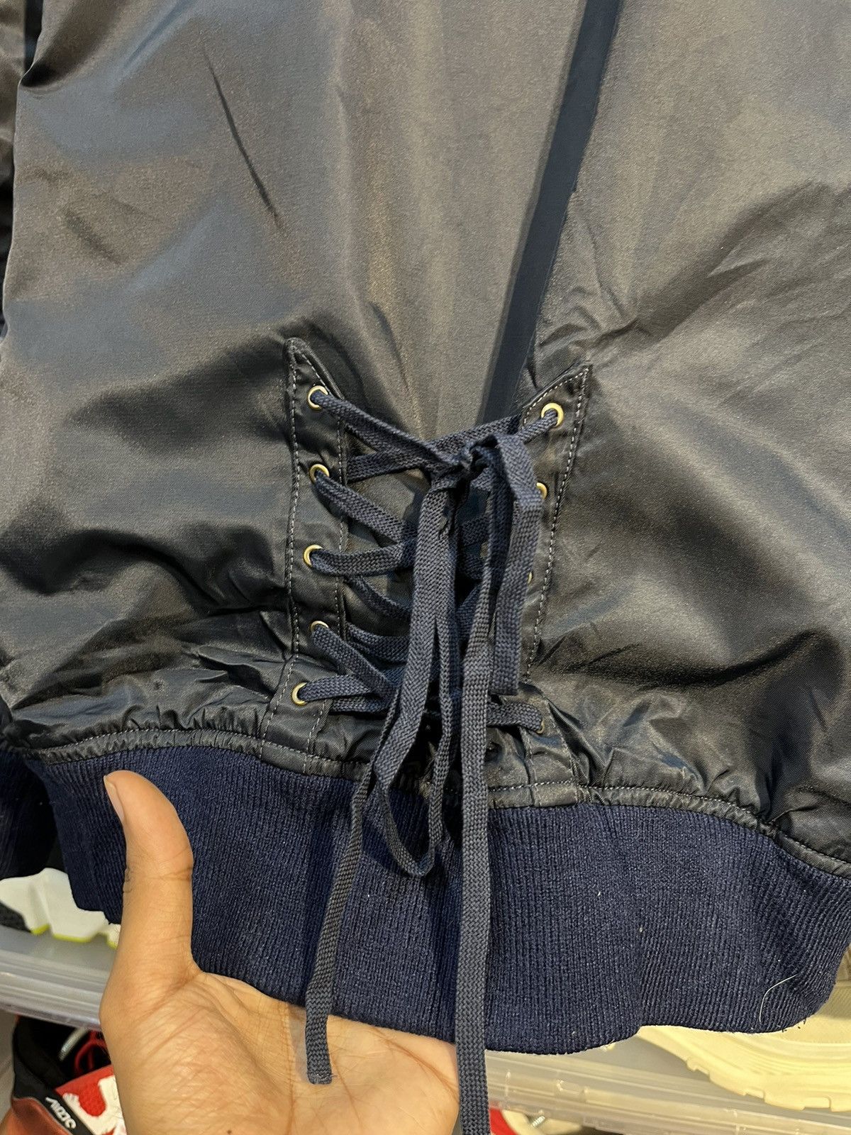 Beams Plus × Designer × Japanese Brand RAY BEAM by BEAMS JAPANESE BOMBER JACKET ADJUSTABLE Size L / US 10 / IT 46 - 8 Thumbnail