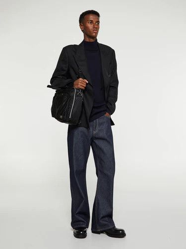 Maison Margiela o1y1124 Long Sleeves Turtleneck Sweater In Navy Size US XL / EU 56 / 4 - 8 Thumbnail