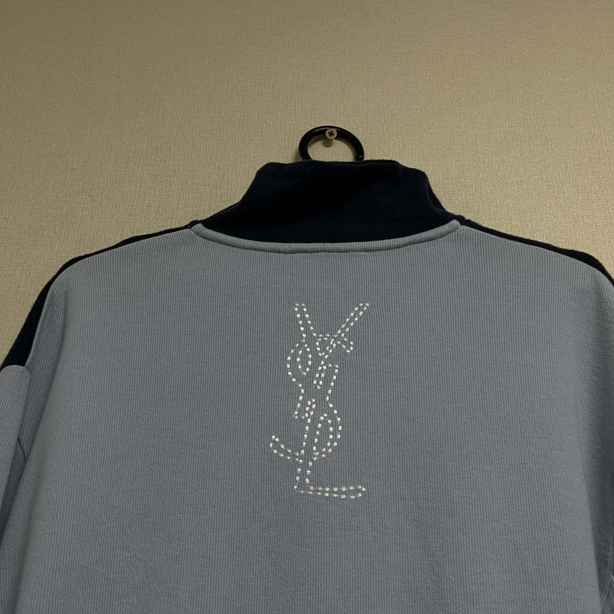 Yves Saint Laurent Vintage Yves Saint Laurent Sweatshirt Zip Up Jumper YSL Size US L / EU 52-54 / 3 - 11 Thumbnail