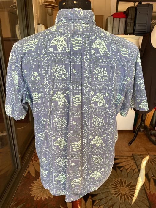 Reyn Spooner Reyn Spooner Hawaiian Print Blue/Green Men's Large | Grailed