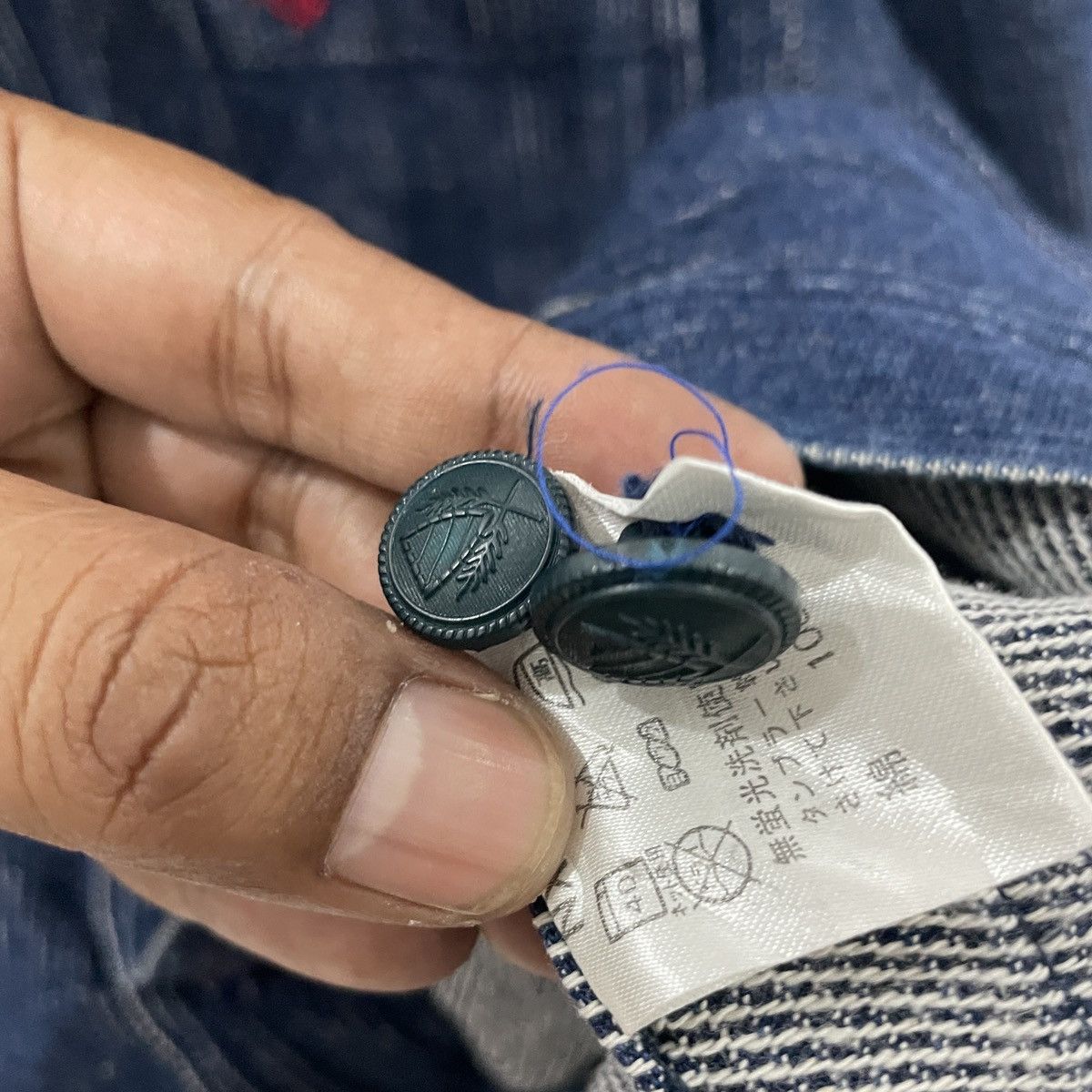 Japanese Brand Vintage Polo Faded Denim Jacket Size US L / EU 52-54 / 3 - 6 Thumbnail