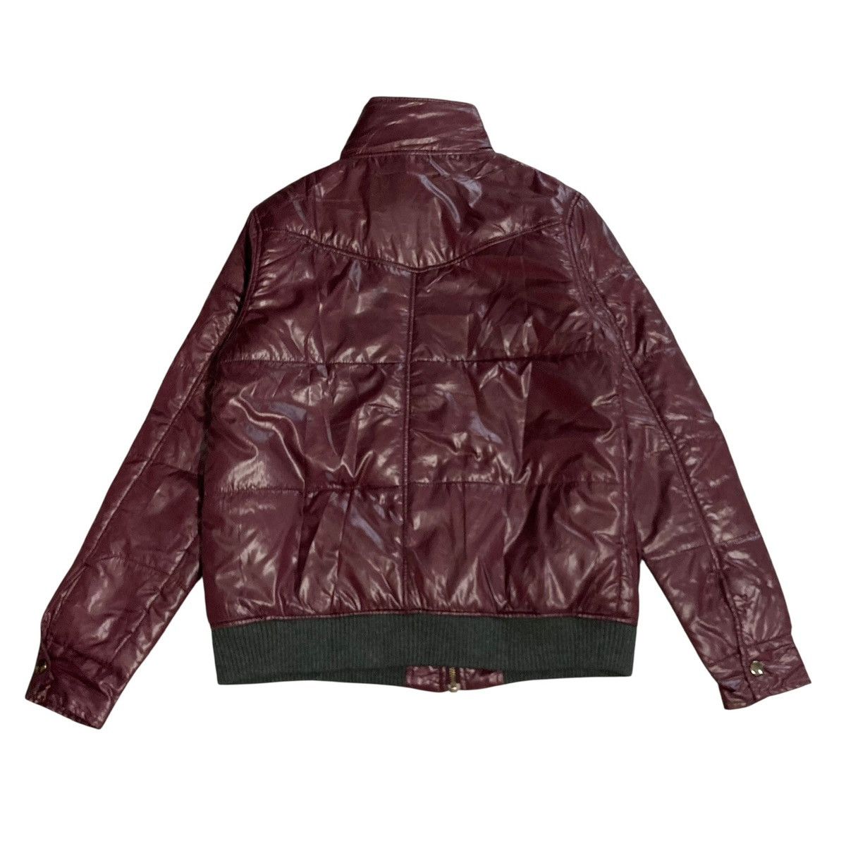 Hysteric Glamour APRM - Burgundy Bomber Quilted Jacket Vkei Japanese Size US M / EU 48-50 / 2 - 5 Thumbnail