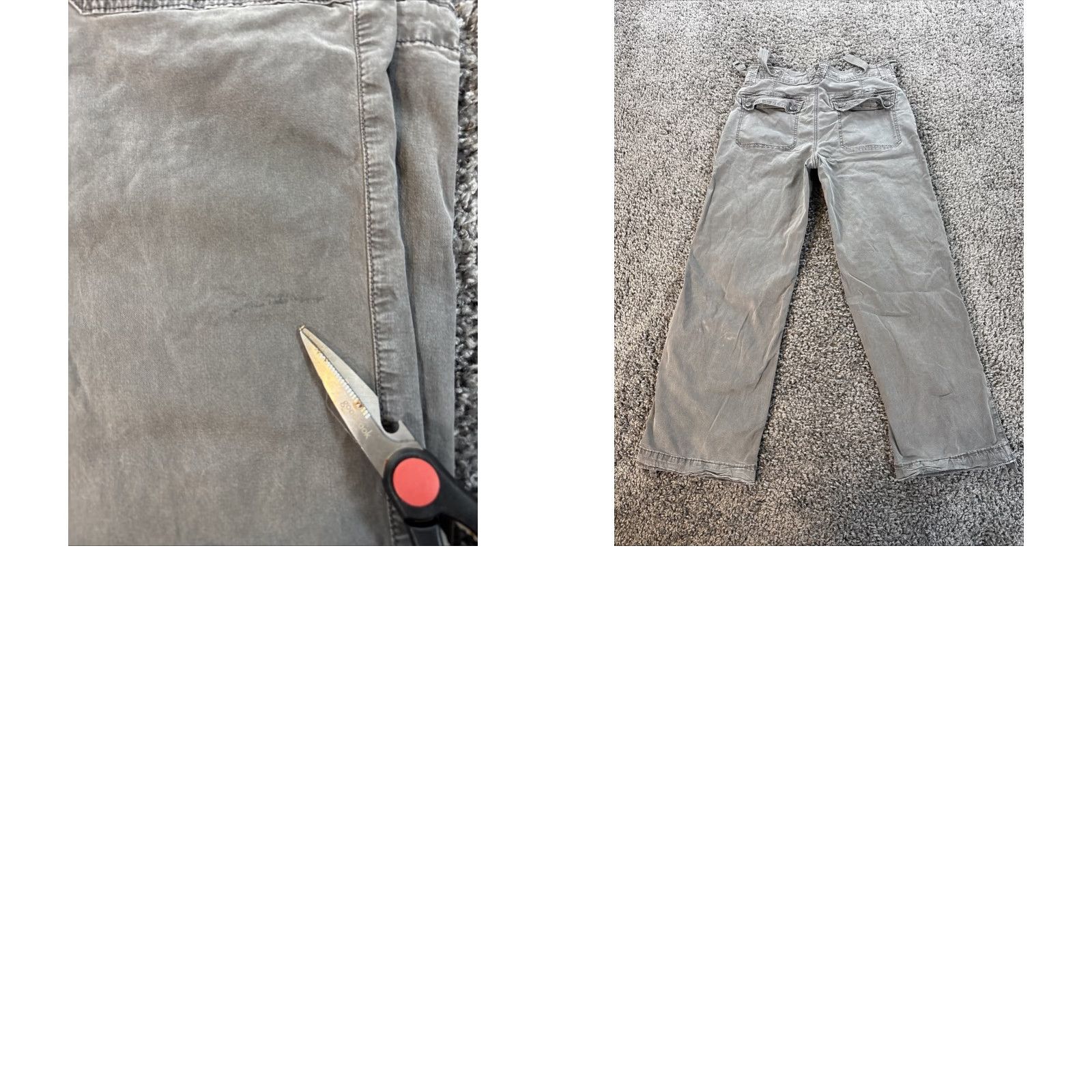 Vintage American Eagle Jeans Stovepipe Womens Size 6 Short Stretch Distressed Gray Size 28" / US 6 / IT 42 - 8 Thumbnail