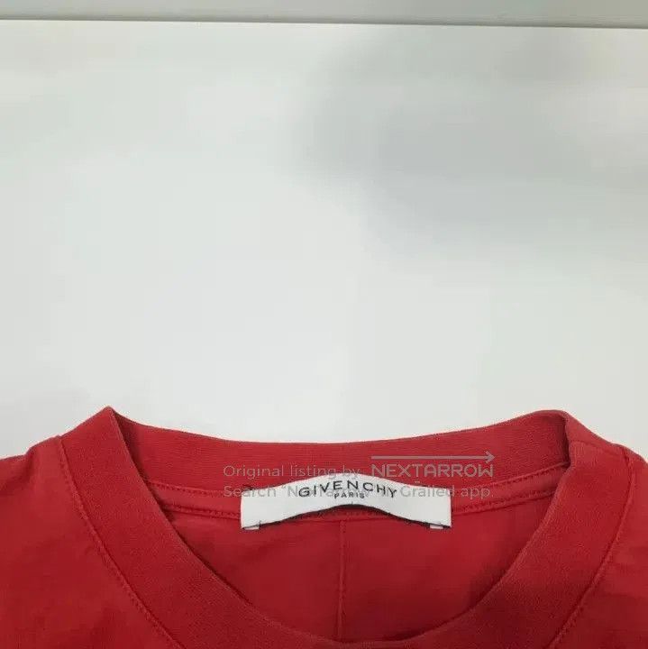 Givenchy Givenchy Red Dog Print Short Sleeve T-Shirt. Size US XS / EU 42 / 0 - 4 Thumbnail