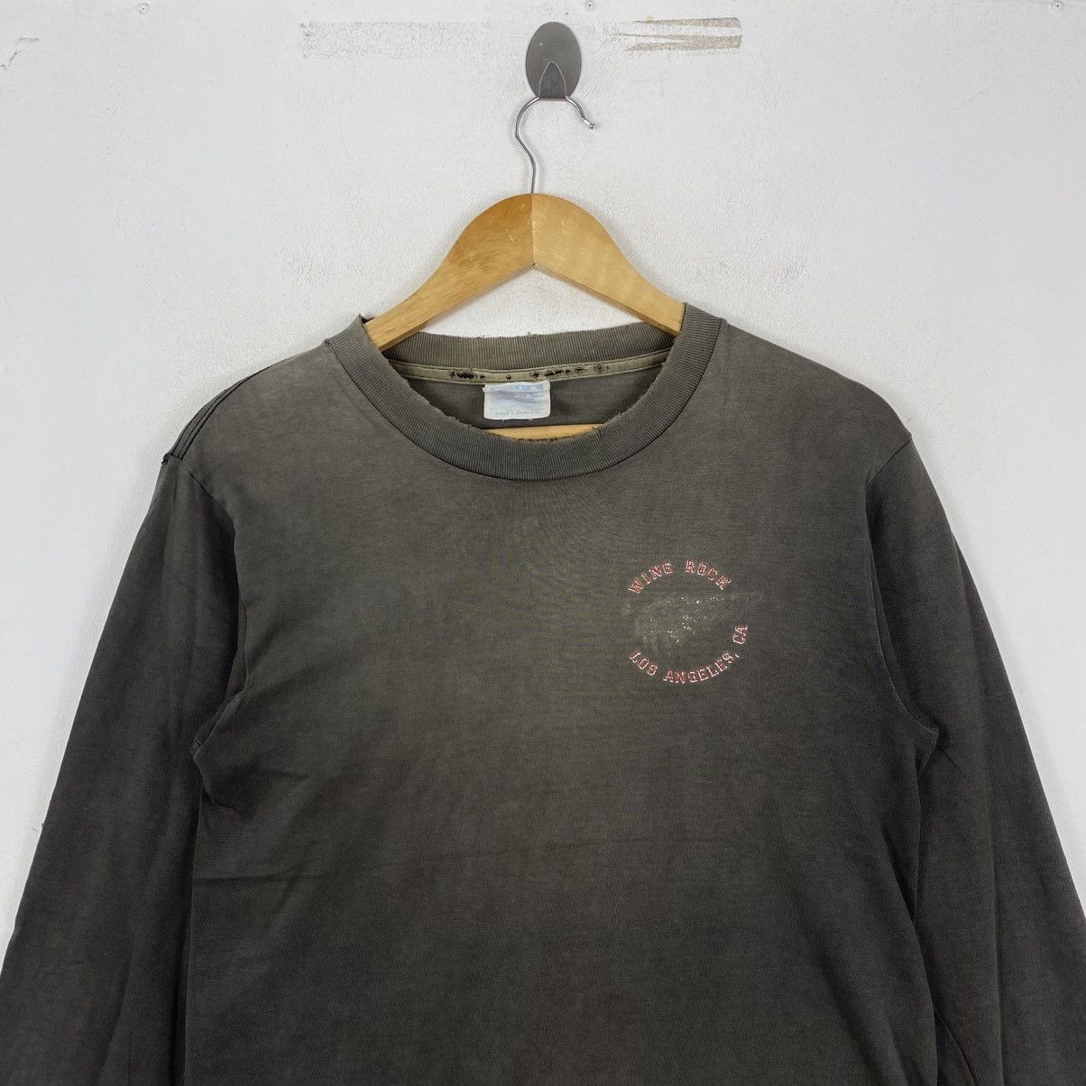 Vintage Vintage 90s Wing Rock Japanese Americana LS Tee S Faded Size US S / EU 44-46 / 1 - 3 Thumbnail