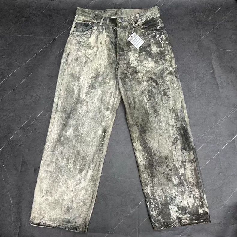 Acne Studios acne studios Print illusion splash-ink to make old jeans 25 Size US 34 / EU 50 - 1 Thumbnail