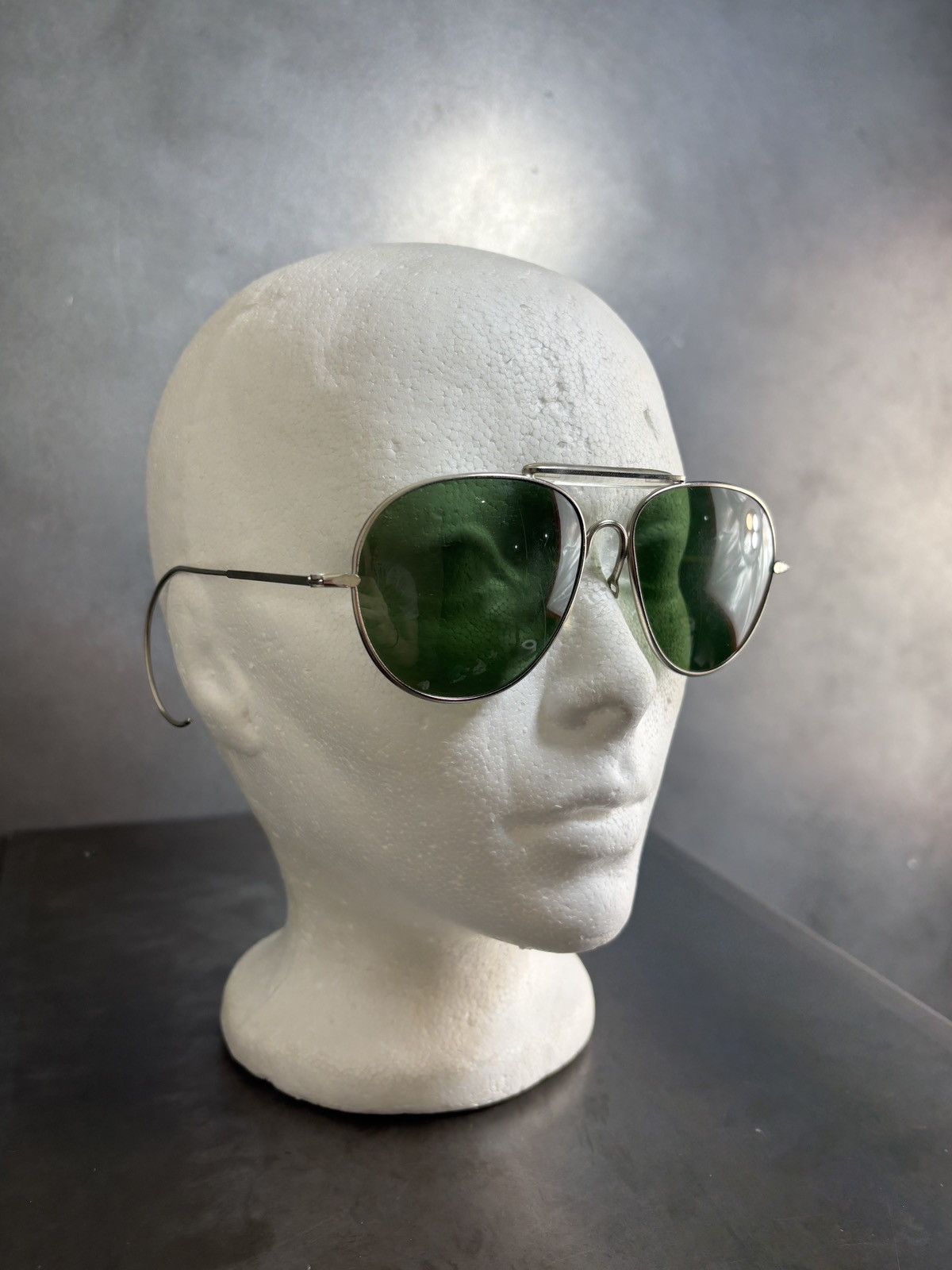 RayBan × Vintage Vintage Aviator Sunglasses Hooked Metal Glacier 60s 70s 80s Size ONE SIZE - 3 Thumbnail
