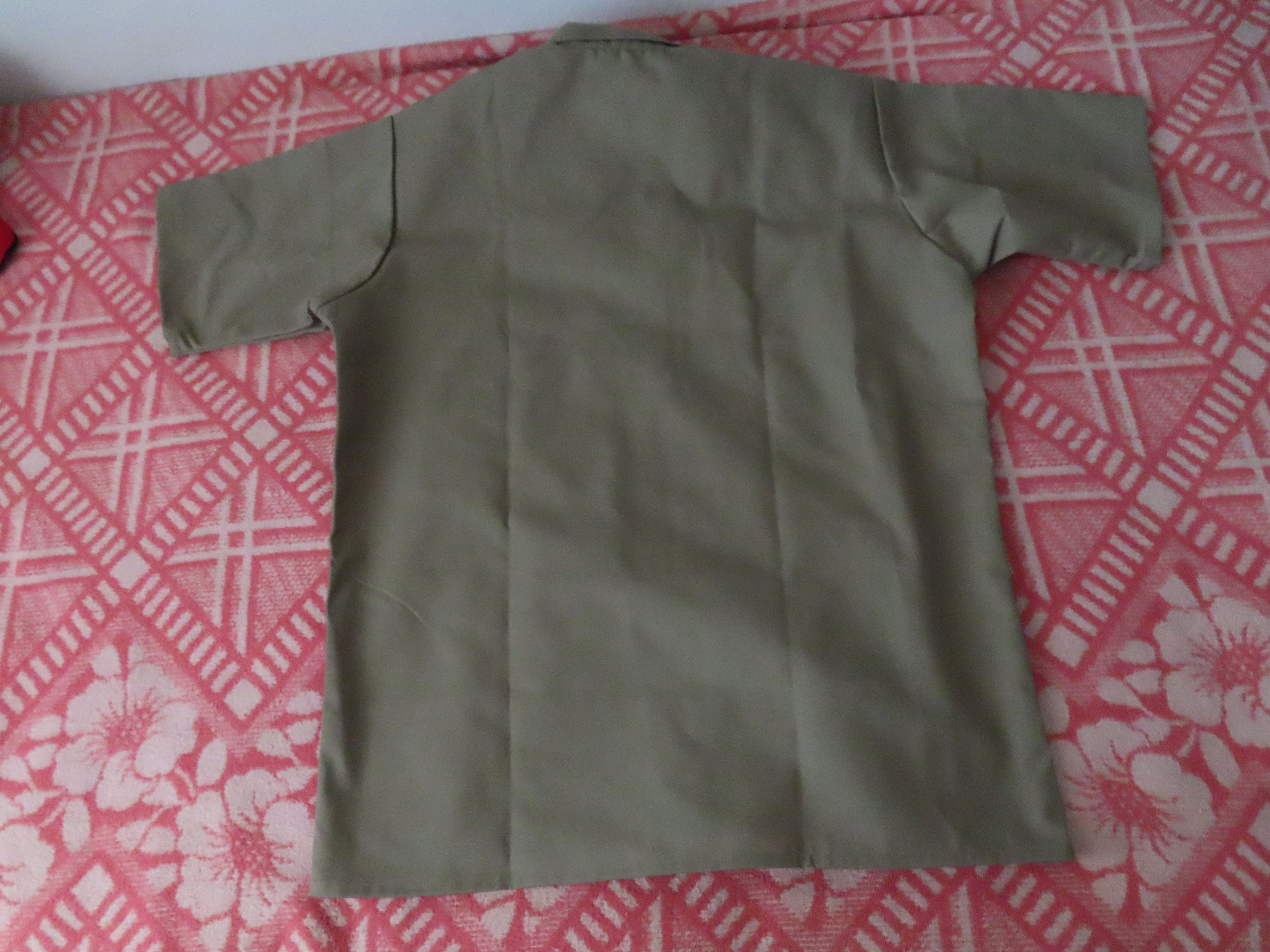 Ben Davis × Vintage Ben Davis Khaki Work Shirt 1/2 Zip Size US M / EU 48-50 / 2 - 4 Thumbnail
