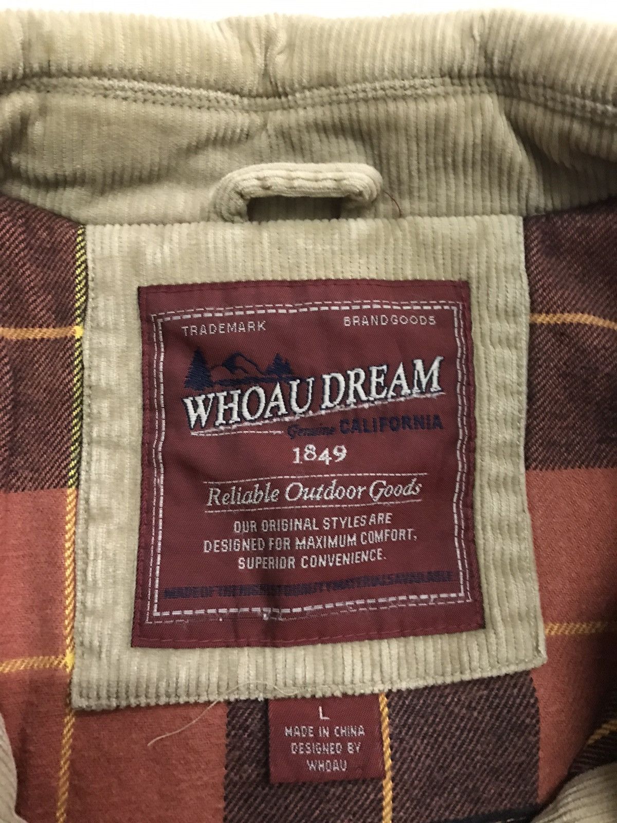 Who A.U. VINTAGE WHO.A.U DREAM CORDUROY JACKET Size US L / EU 52-54 / 3 - 7 Thumbnail