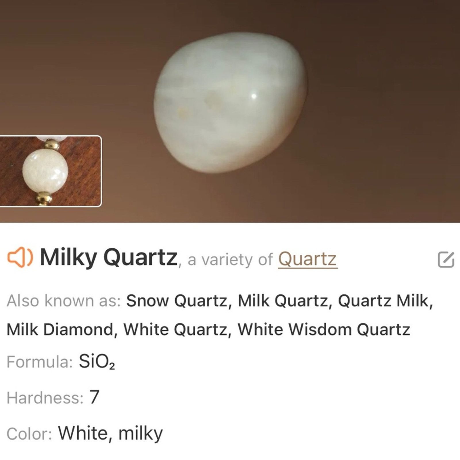 Handmade Handcrafted repurpose gold leaf quartz Pearl necklace Size ONE SIZE - 13 Thumbnail