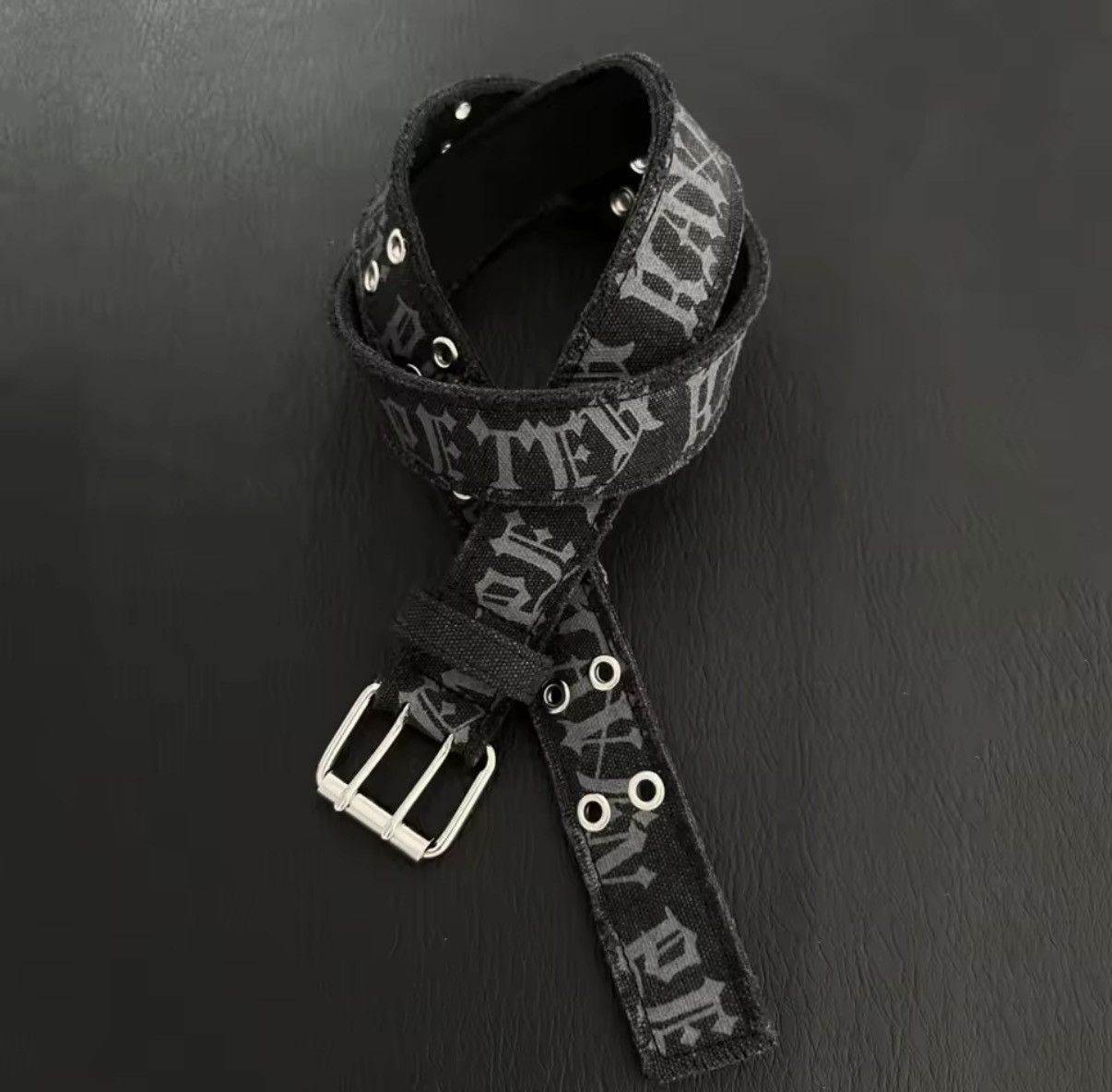 Other Gothic Skull Alphabet Destroyed Black Belt Size ONE SIZE - 1 Thumbnail