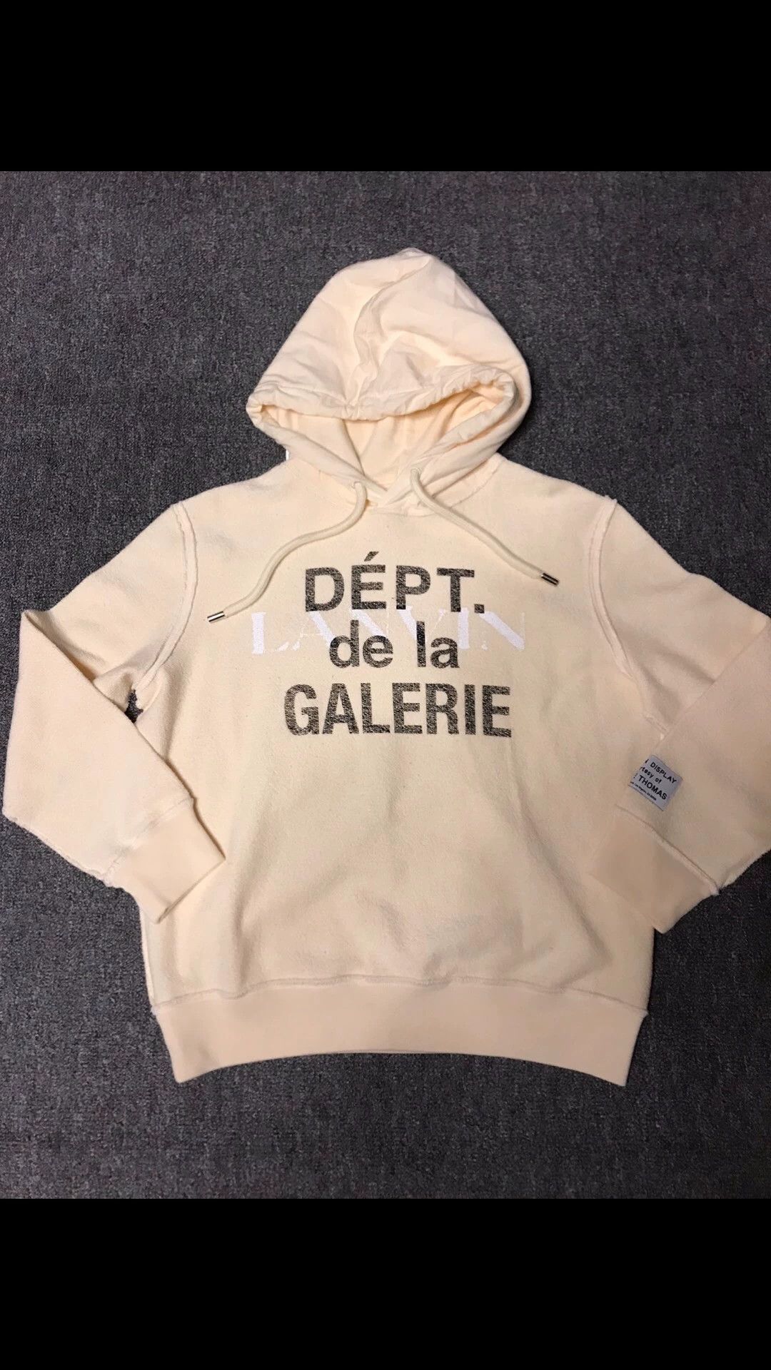 Lanvin Lanvin x GalleryDept Hoodie Reversed Letter U S Size US S / EU 44-46 / 1 - 3 Thumbnail
