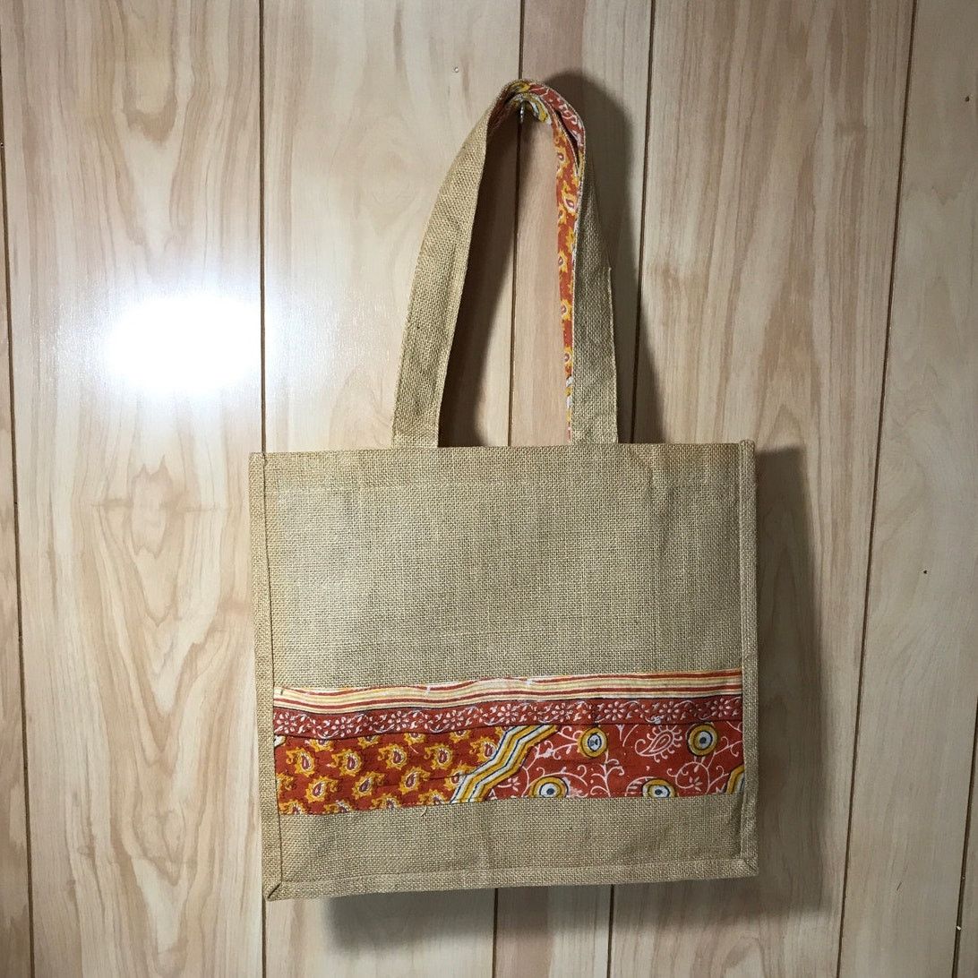 Other Freeset Burlap Wide Handle Large Tote Bag Size ONE SIZE - 2 Thumbnail