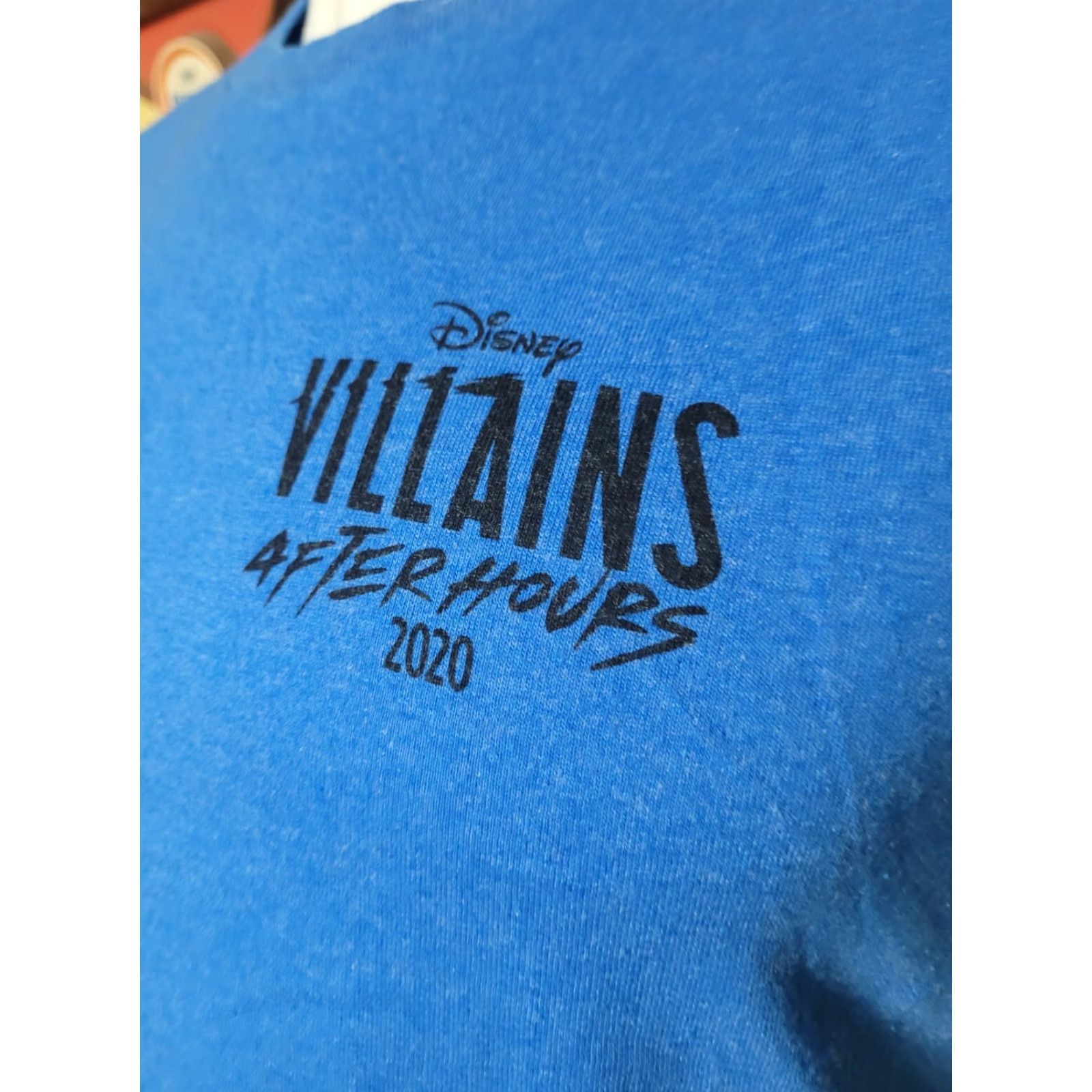Disney Disney Villains After Hours 2020 Passholder T Shirt Medium Blue Cotton Blend Crew Neck Short Sleeve Men M Size US M / EU 48-50 / 2 - 3 Thumbnail