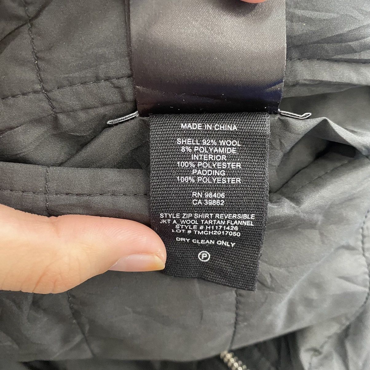 Theory THEORY Japanese Brand Check Tartan Reversible Full Zipper Size US XS / EU 42 / 0 - 12 Thumbnail